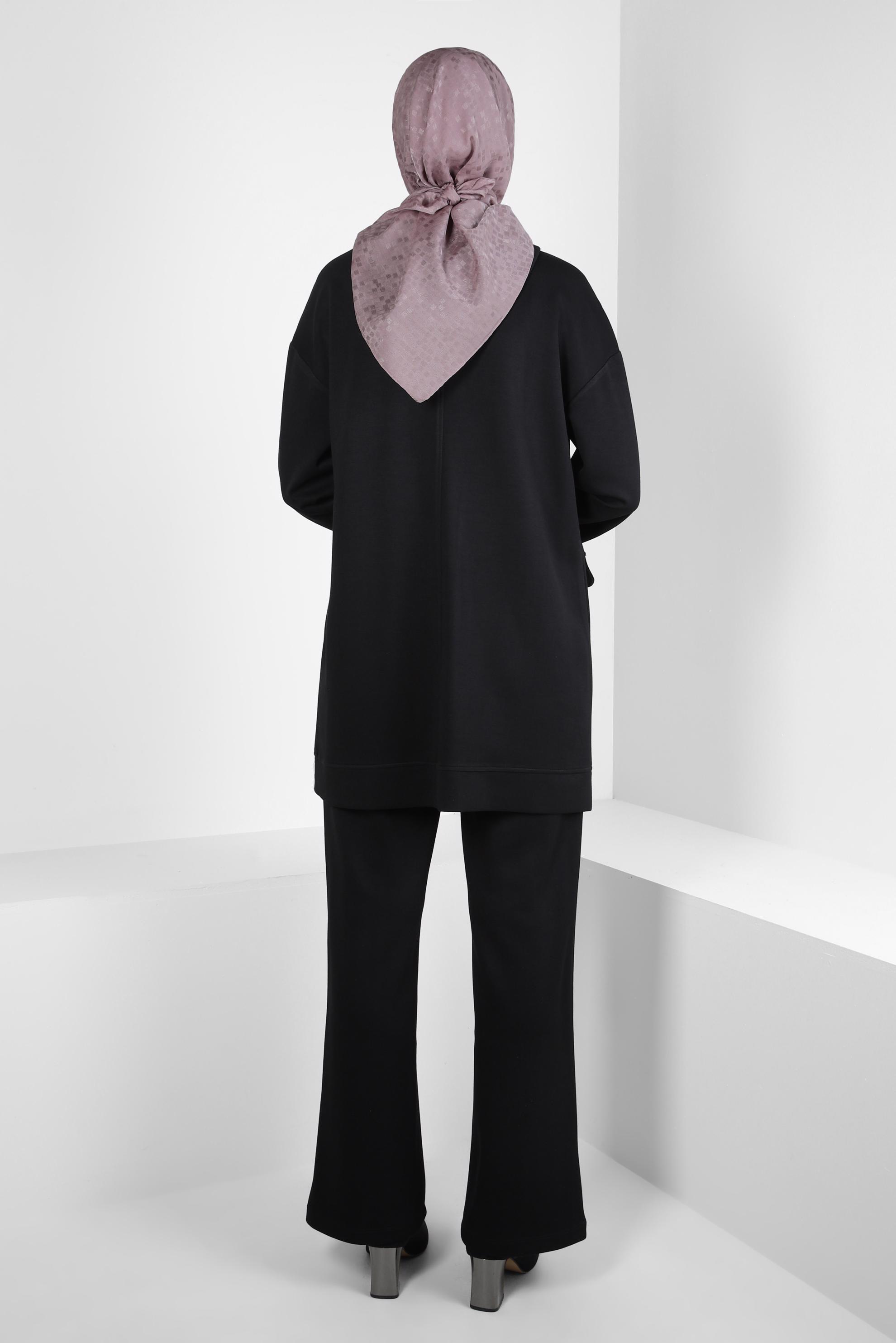 Hijab clothing BLACK TRACKSUIT PANTS SUIT 44260