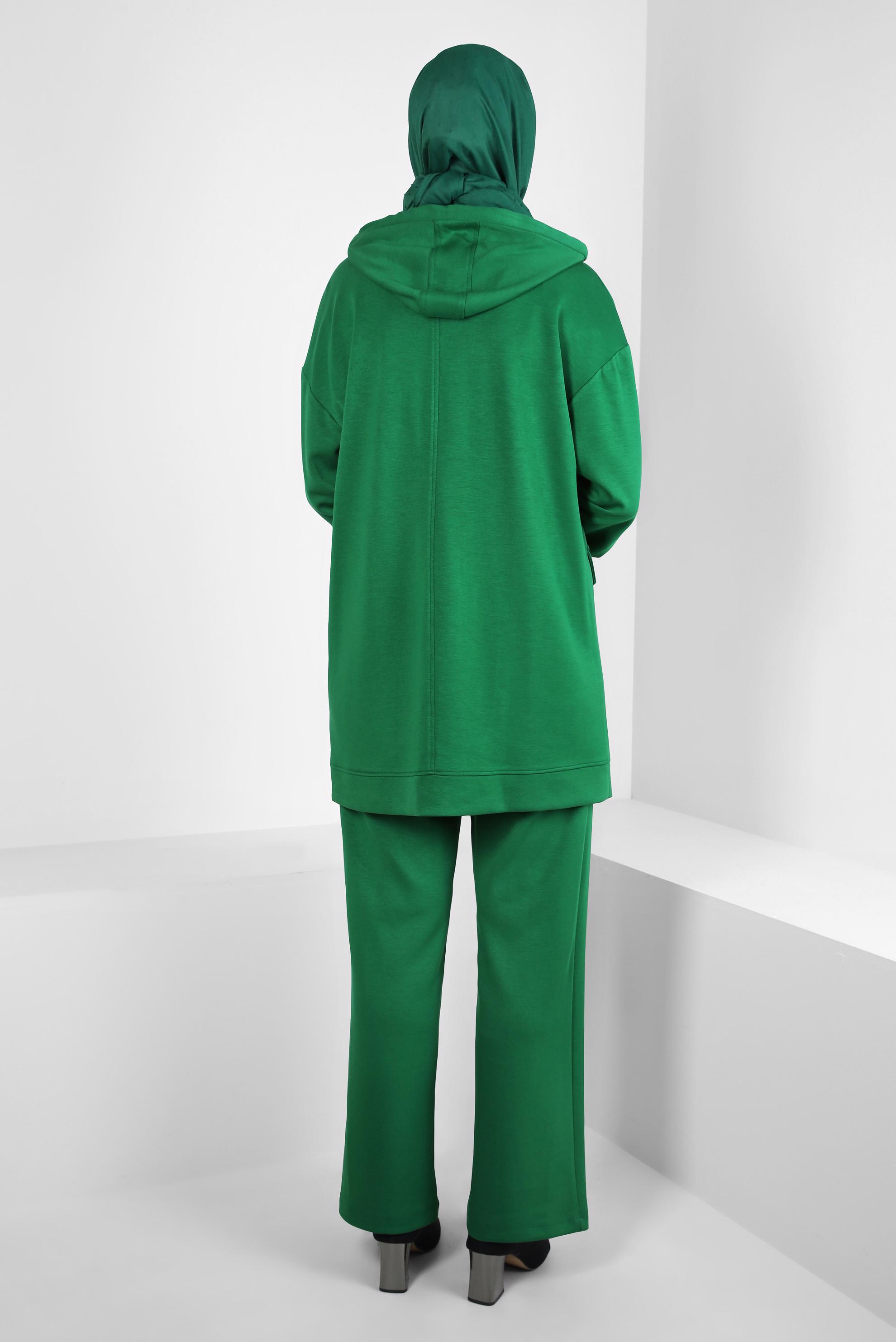 Hijab clothing GREEN TRACKSUIT PANTS SUIT 44260