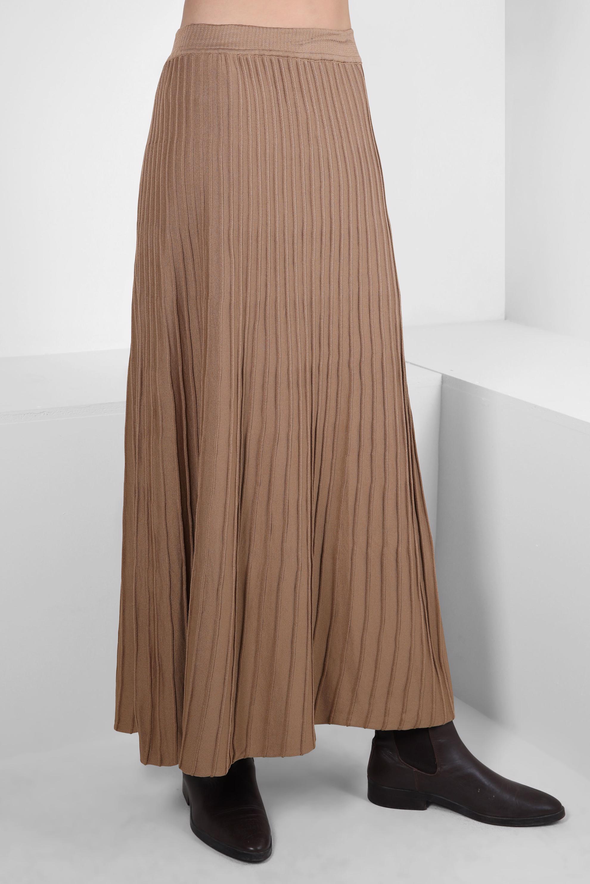 Hijab clothing BROWN KNITWEAR SKIRT 60502