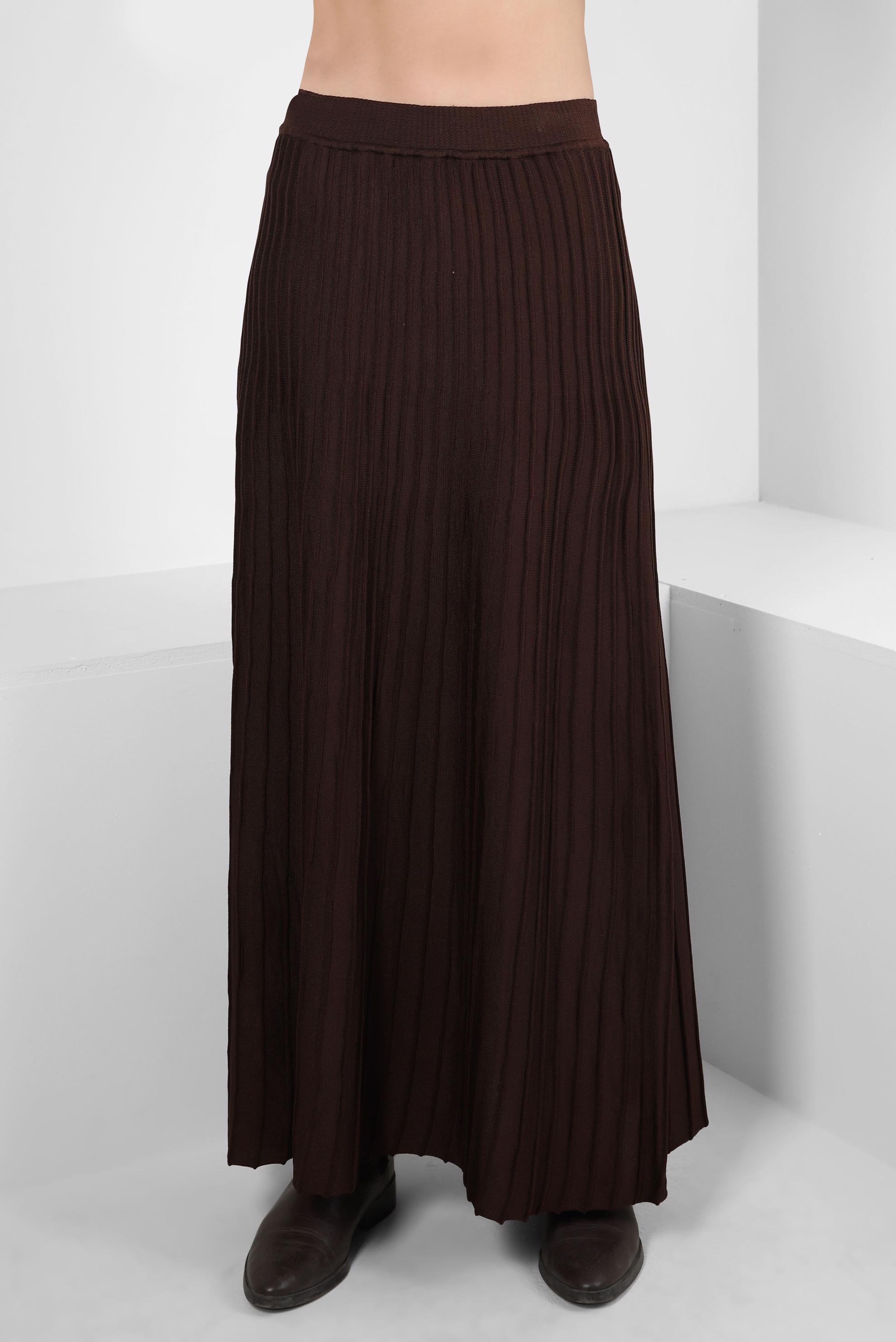 Hijab clothing BROWN KNITWEAR SKIRT 60502