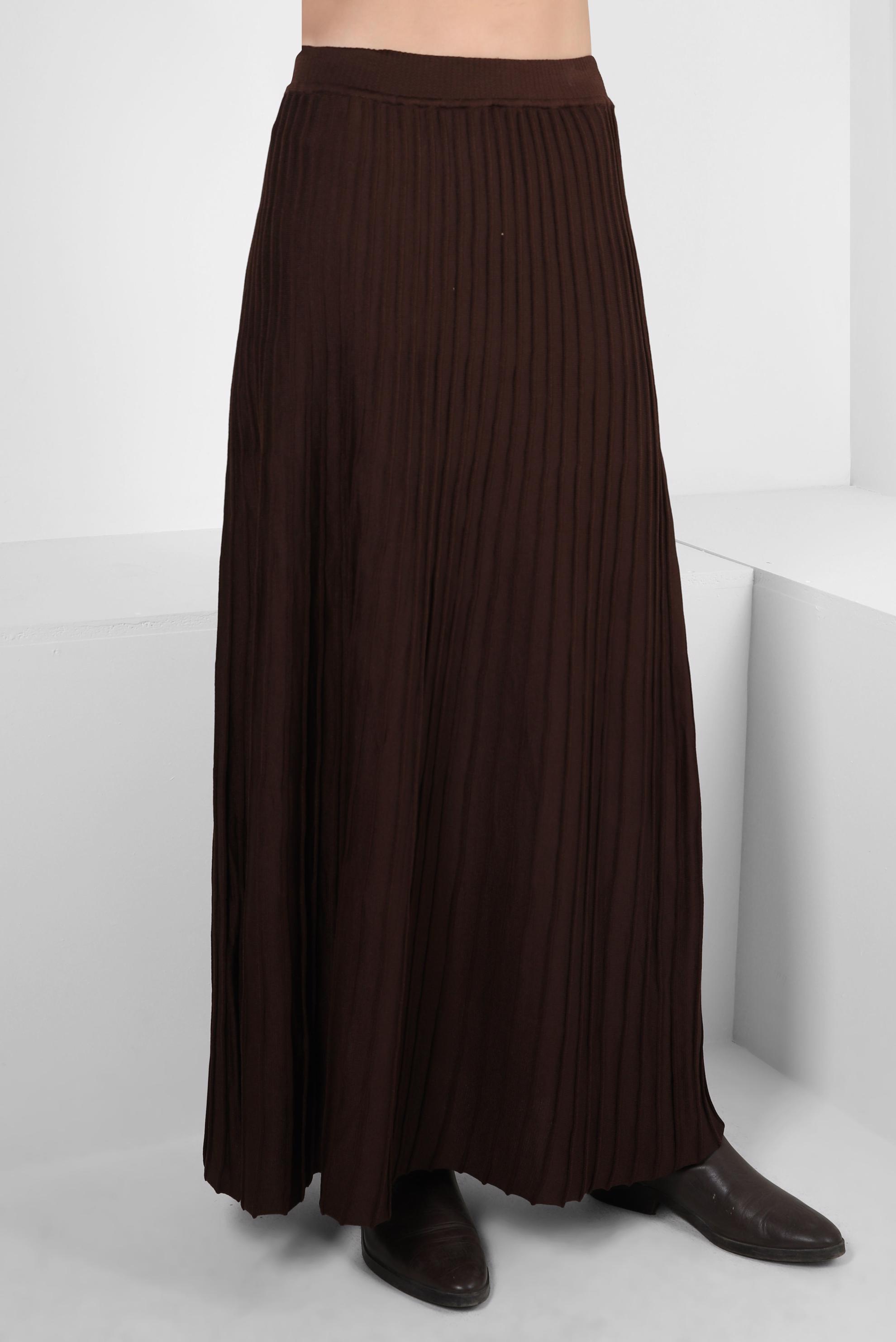 Hijab clothing BROWN KNITWEAR SKIRT 60502