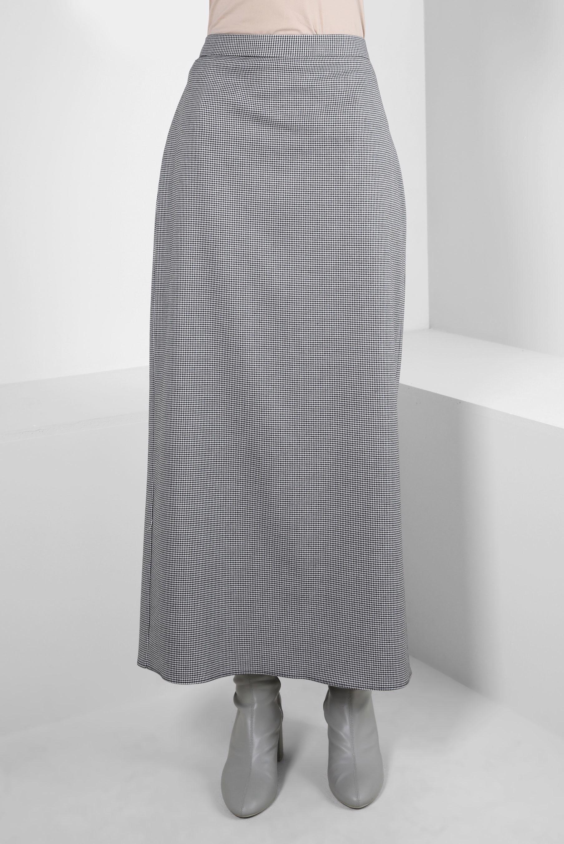 Vêtements hijab NOIR JUPE À MOTIF VINYAN 60505