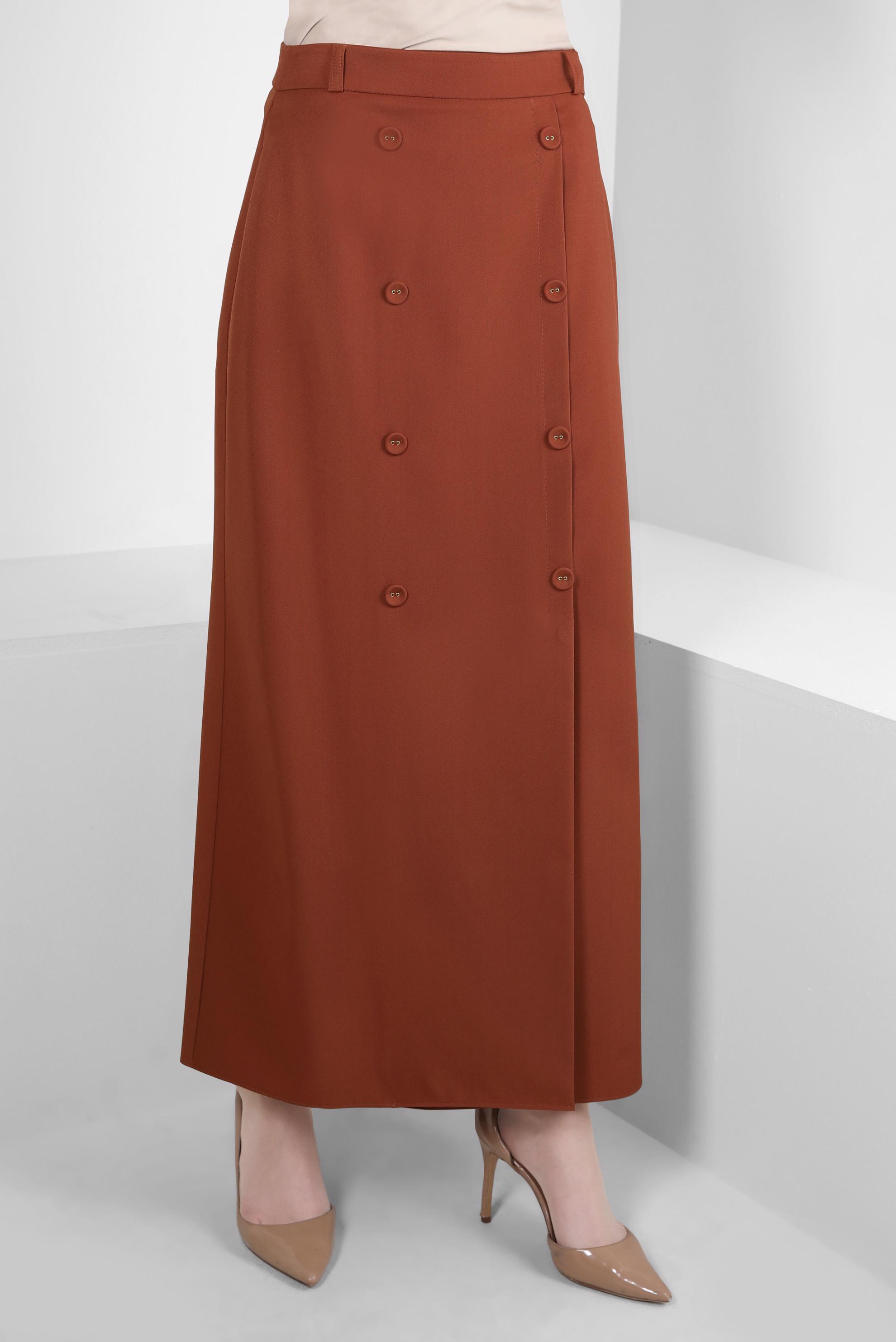 Hijab clothing TABA SKIRT WITH BUTTON DETAIL 60507