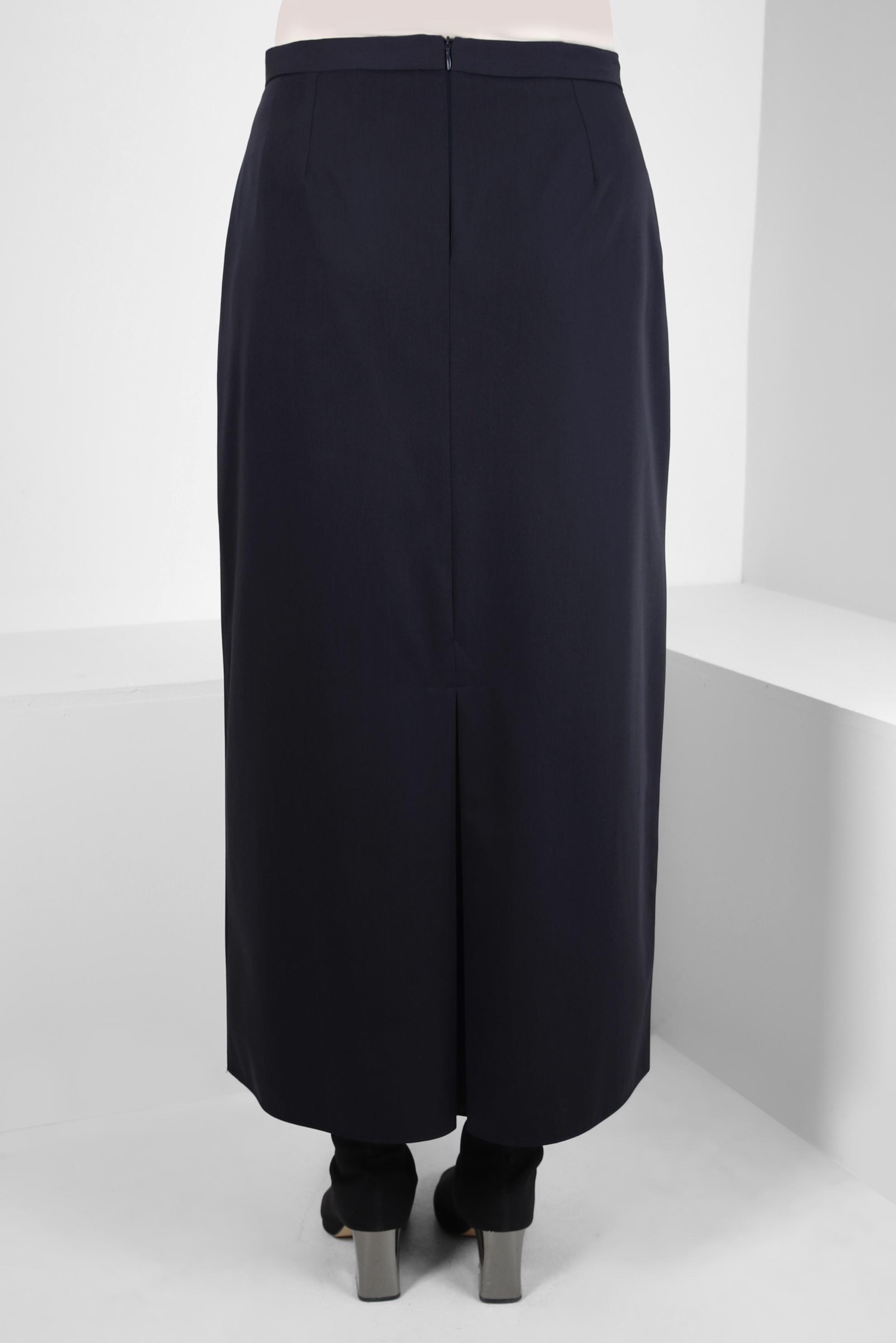 Vêtements hijab BLEU MARINE JUPE AVEC DÉTAIL BOUTON 60512