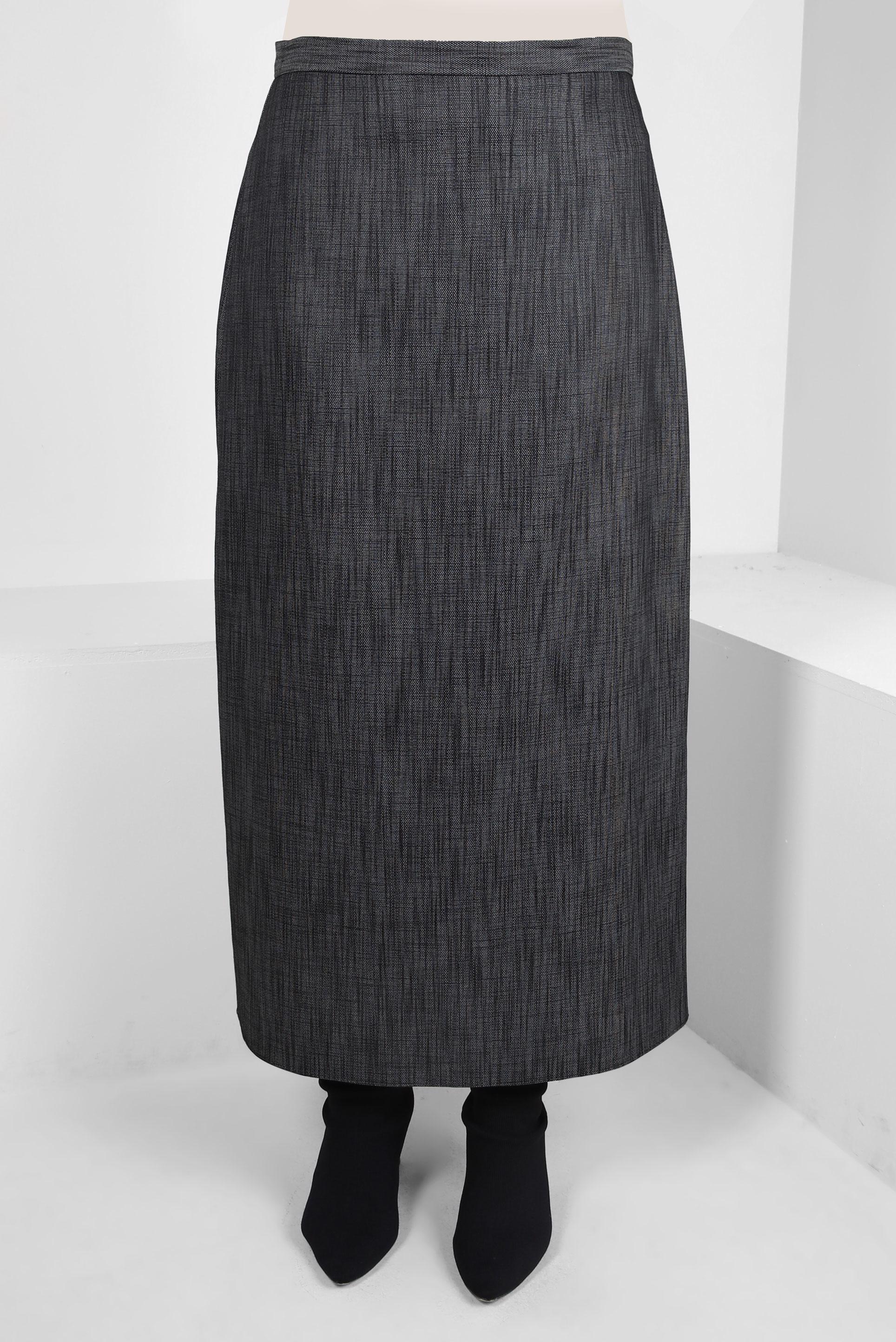 Vêtements hijab NOIR JUPE COUPE DROITE 60513