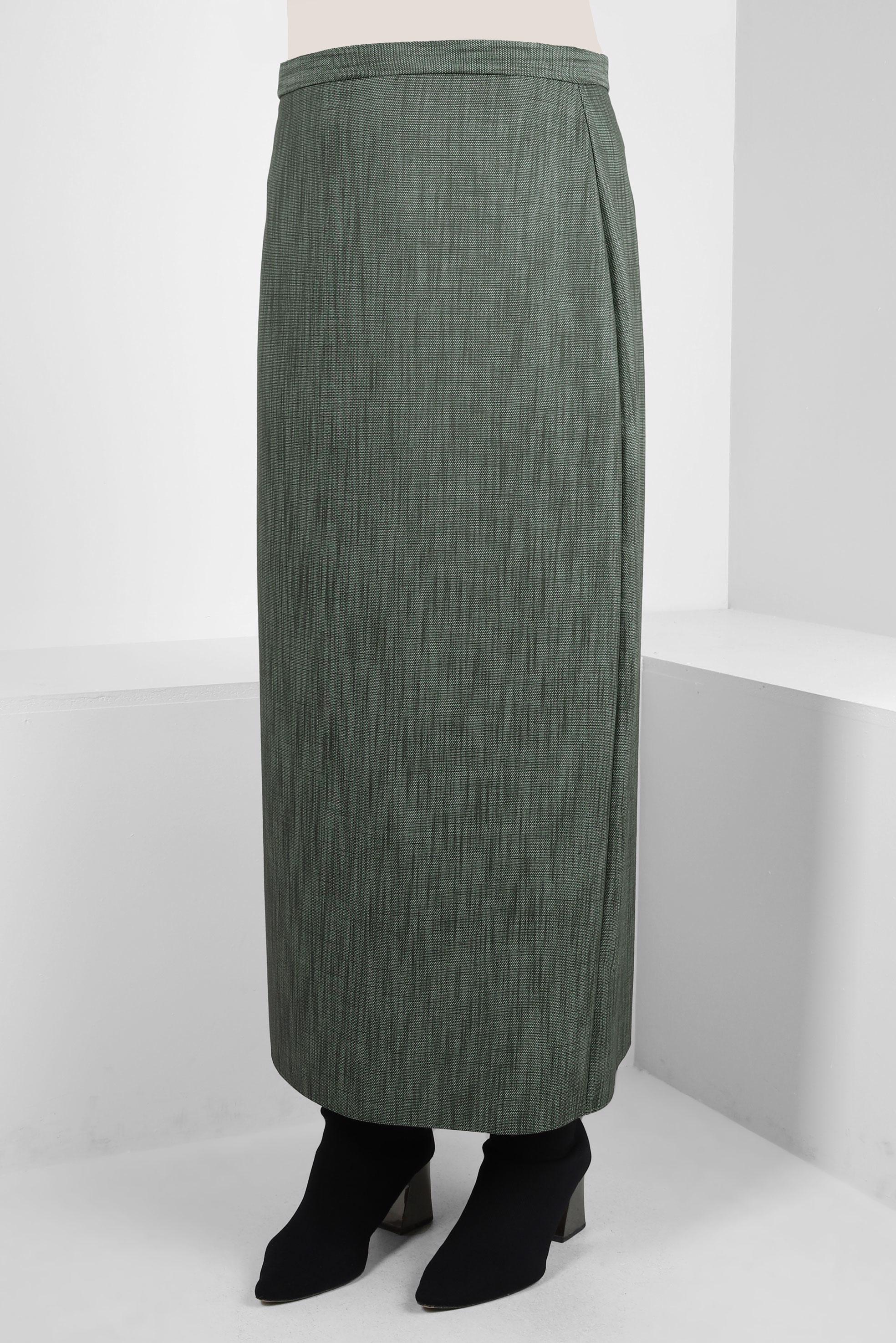 Vêtements hijab KAKI JUPE COUPE DROITE 60513