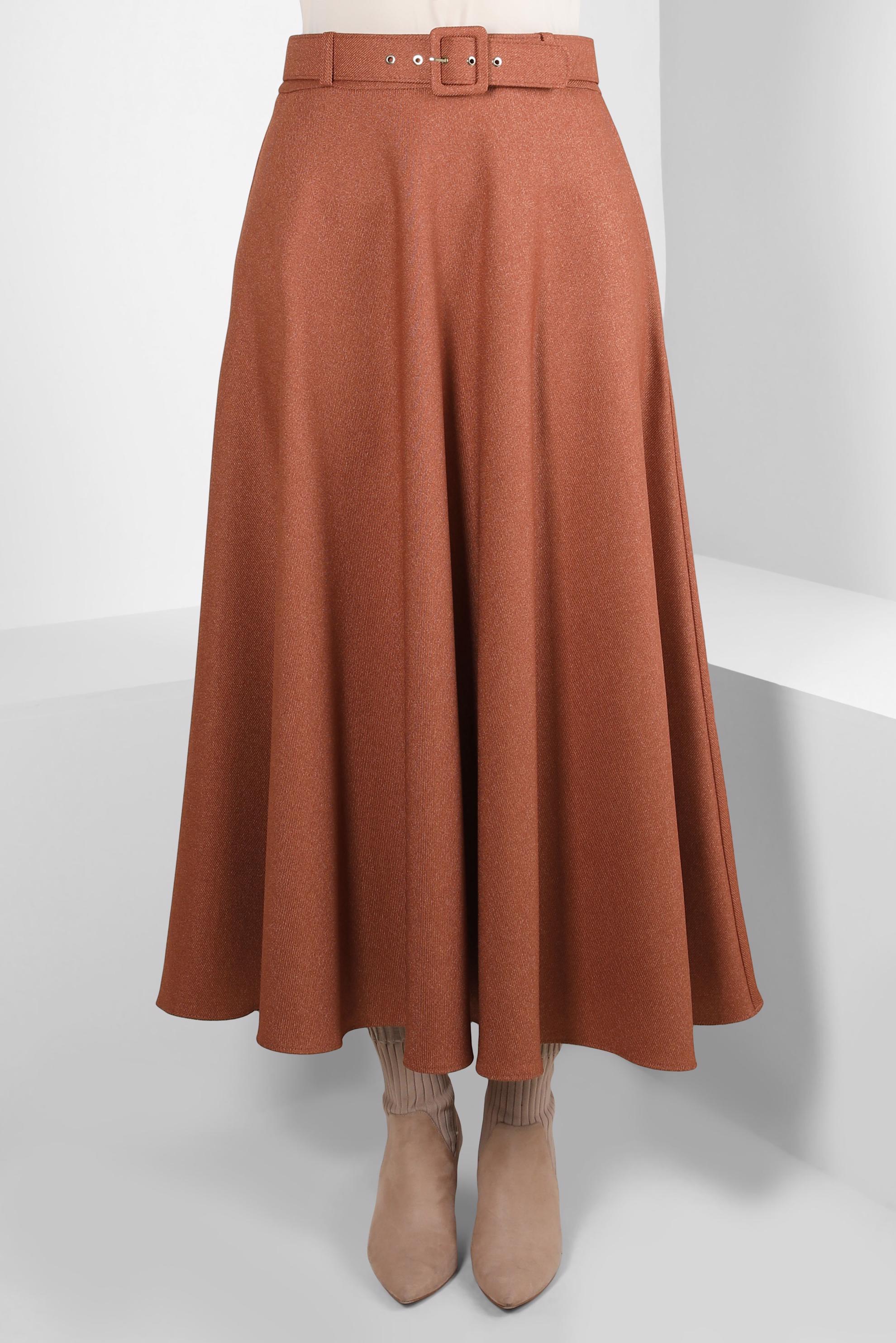 Vêtements hijab ORANGE JUPE CEINTURE 60515