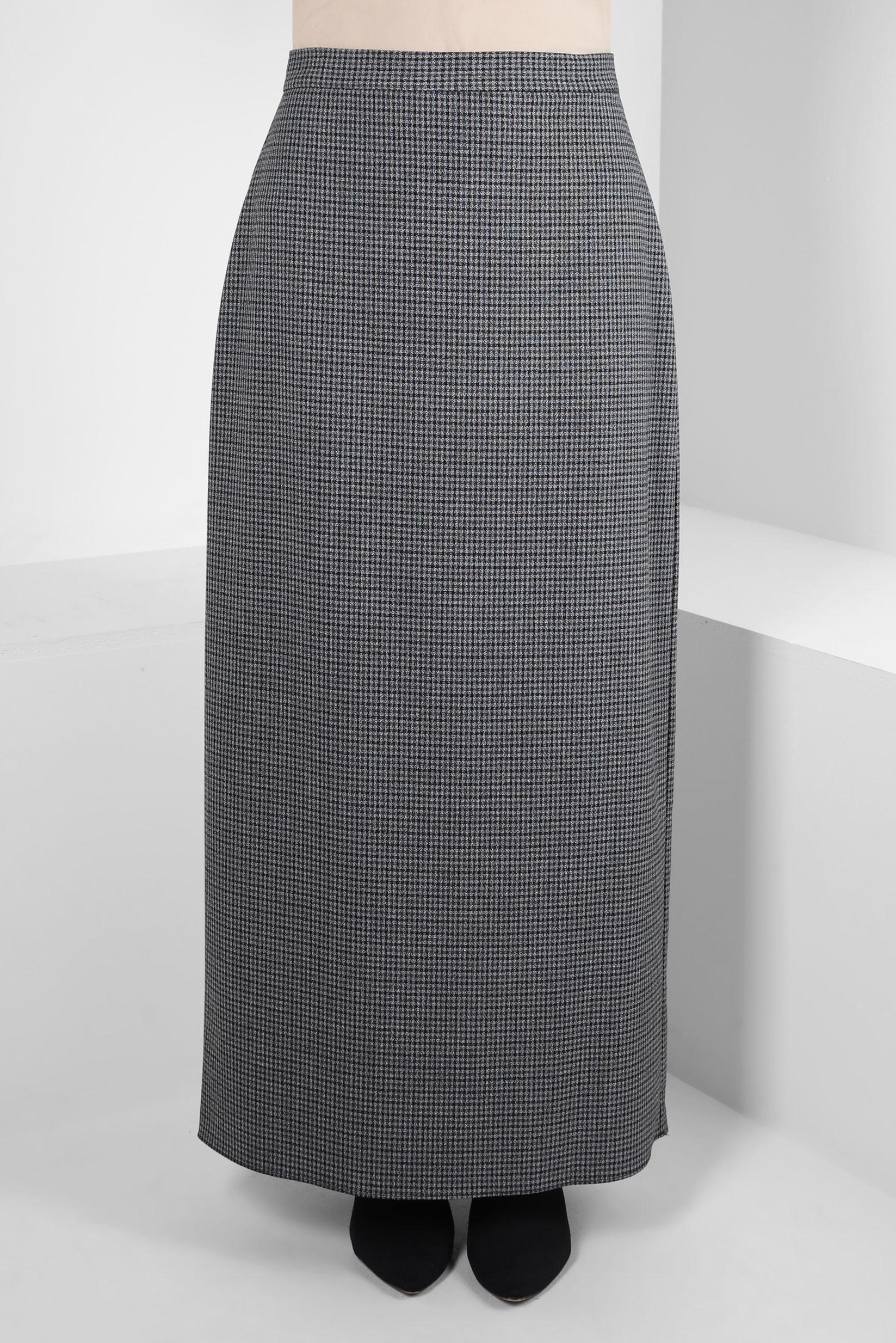 Vêtements hijab NOIR JUPE À MOTIFS À CARREAUX 60519