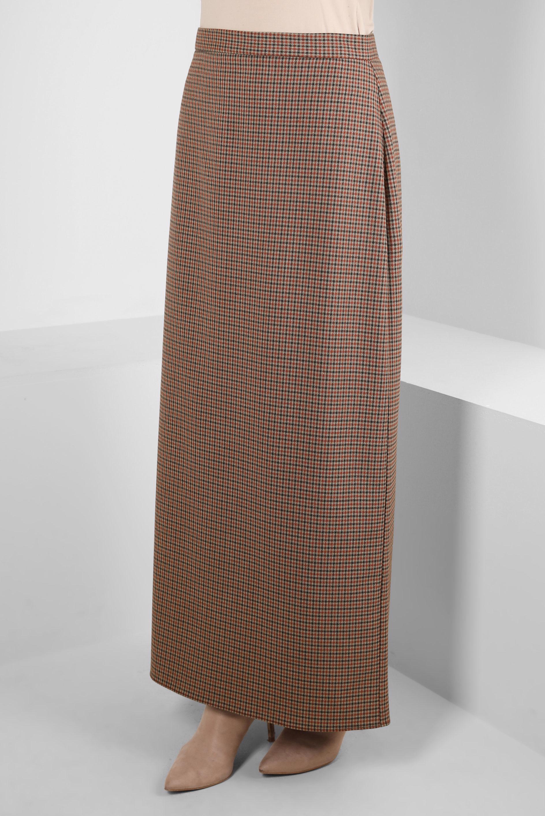 Hijab clothing TABA PLAID PATTERNED SKIRT 60519