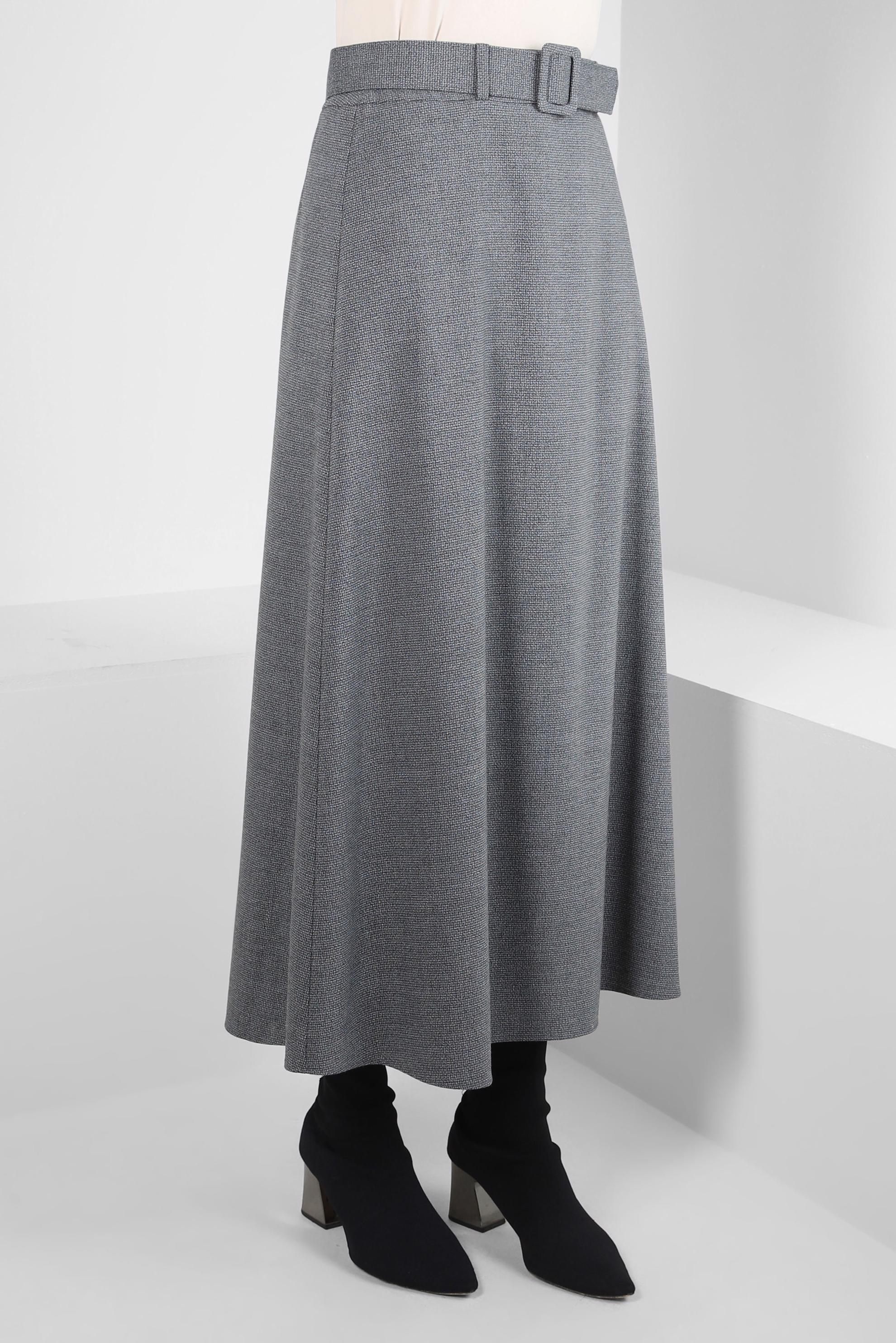 Vêtements hijab NOIR JUPE CEINTURE 60520