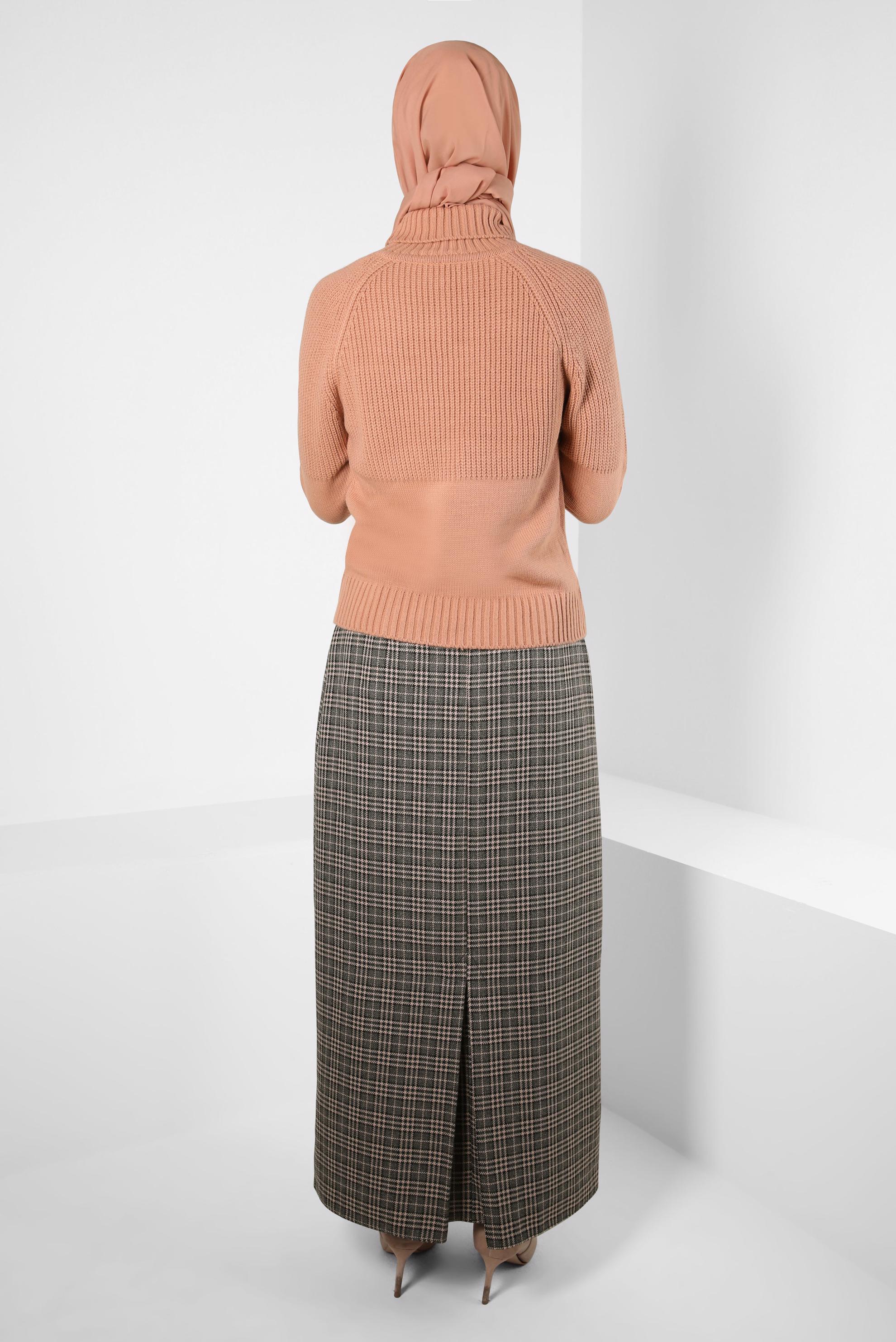 Vêtements hijab POUDRE JUPE À MOTIFS À CARREAUX 60522