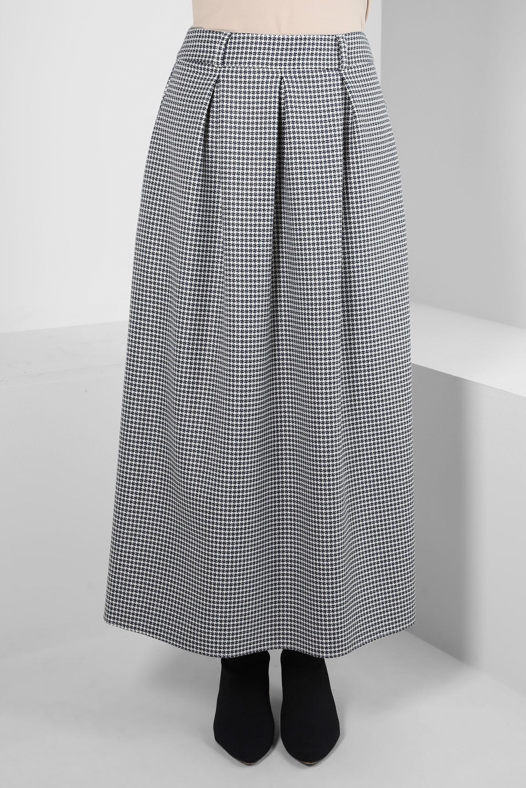 Hijab clothing BLUE PLEATED SKIRT 60524