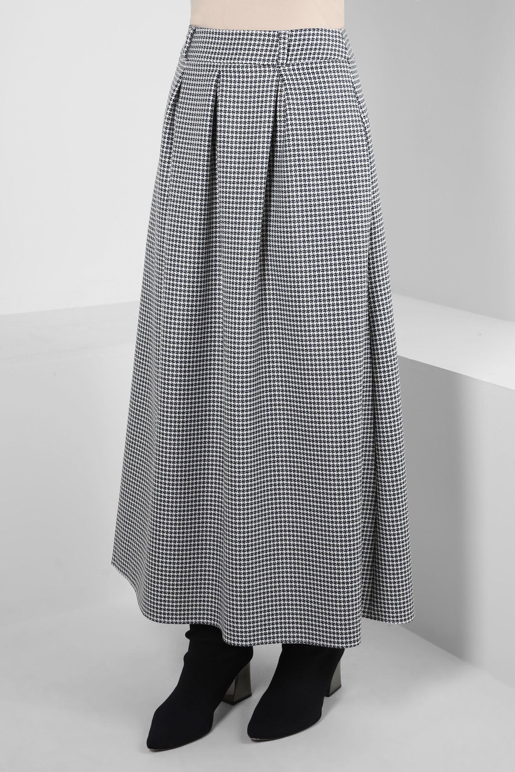 Hijab clothing BLUE PLEATED SKIRT 60524