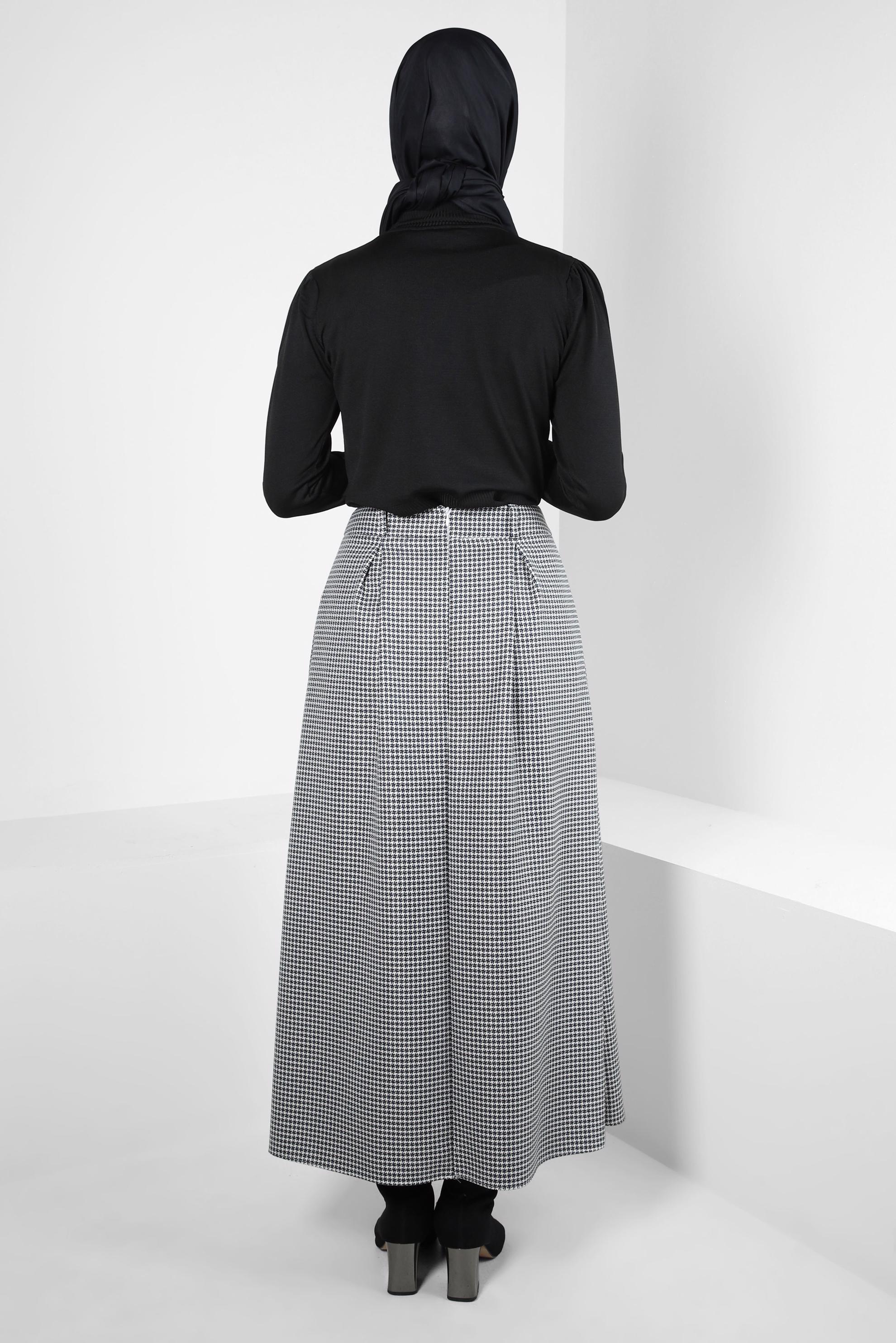 Hijab clothing BLUE PLEATED SKIRT 60524