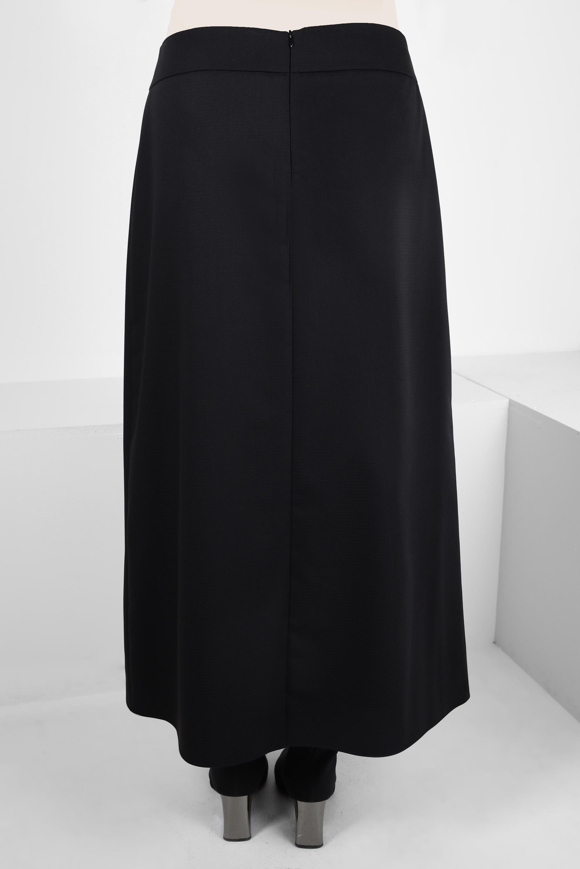 Tesettür giyim SİYAH AKSEUSUAR DETAYLI ETEK 60529