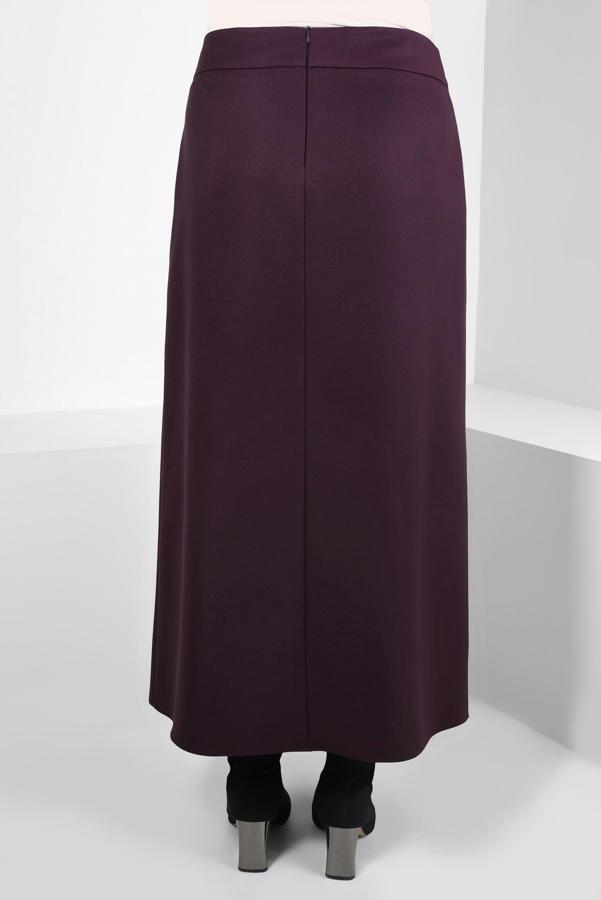 Vêtements hijab PRUNE JUPE AVEC DÉTAIL ACCESSOIRE 60530