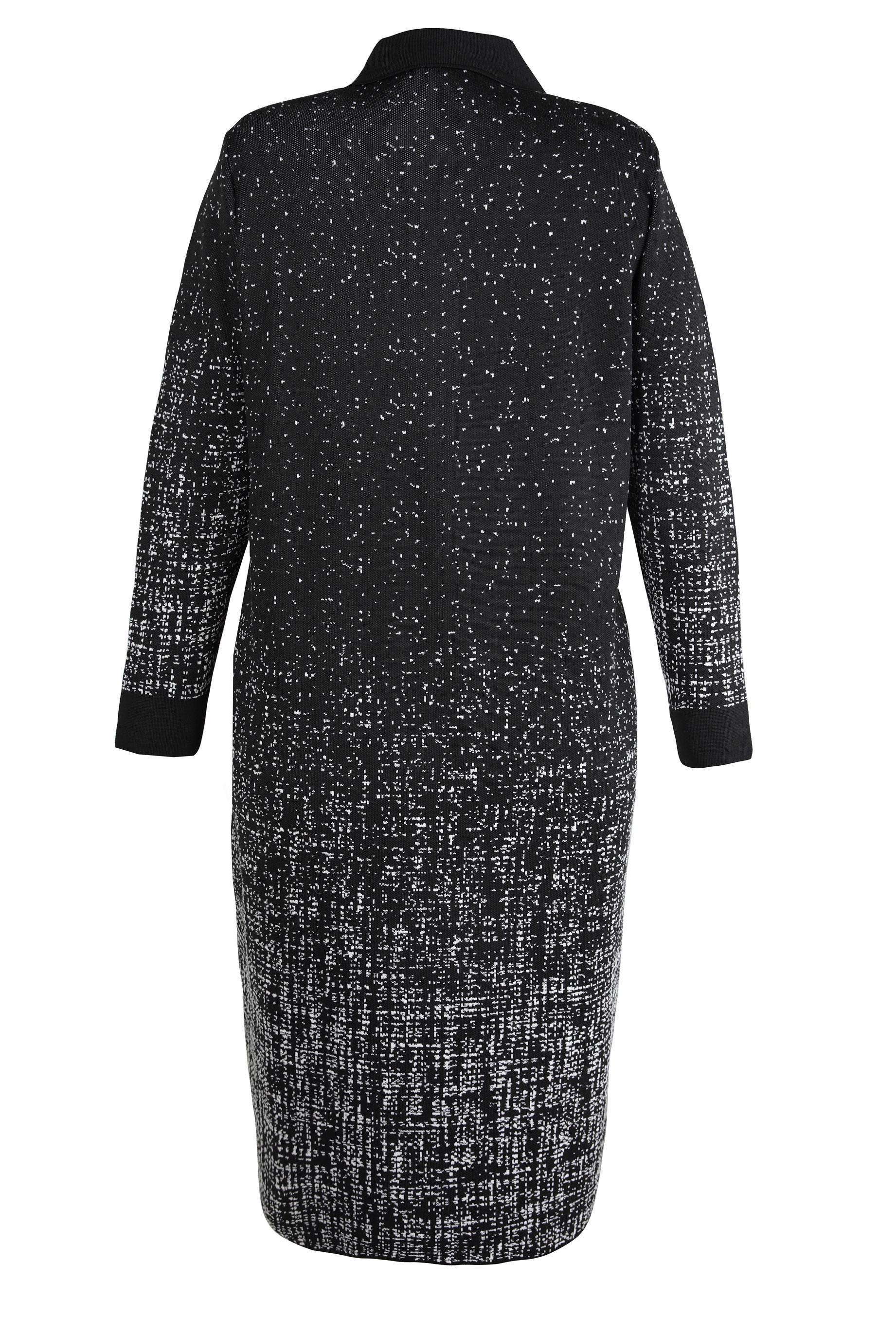 Vêtements hijab NOIR CARDIGAN EN TRICOT BOUTONS 20452