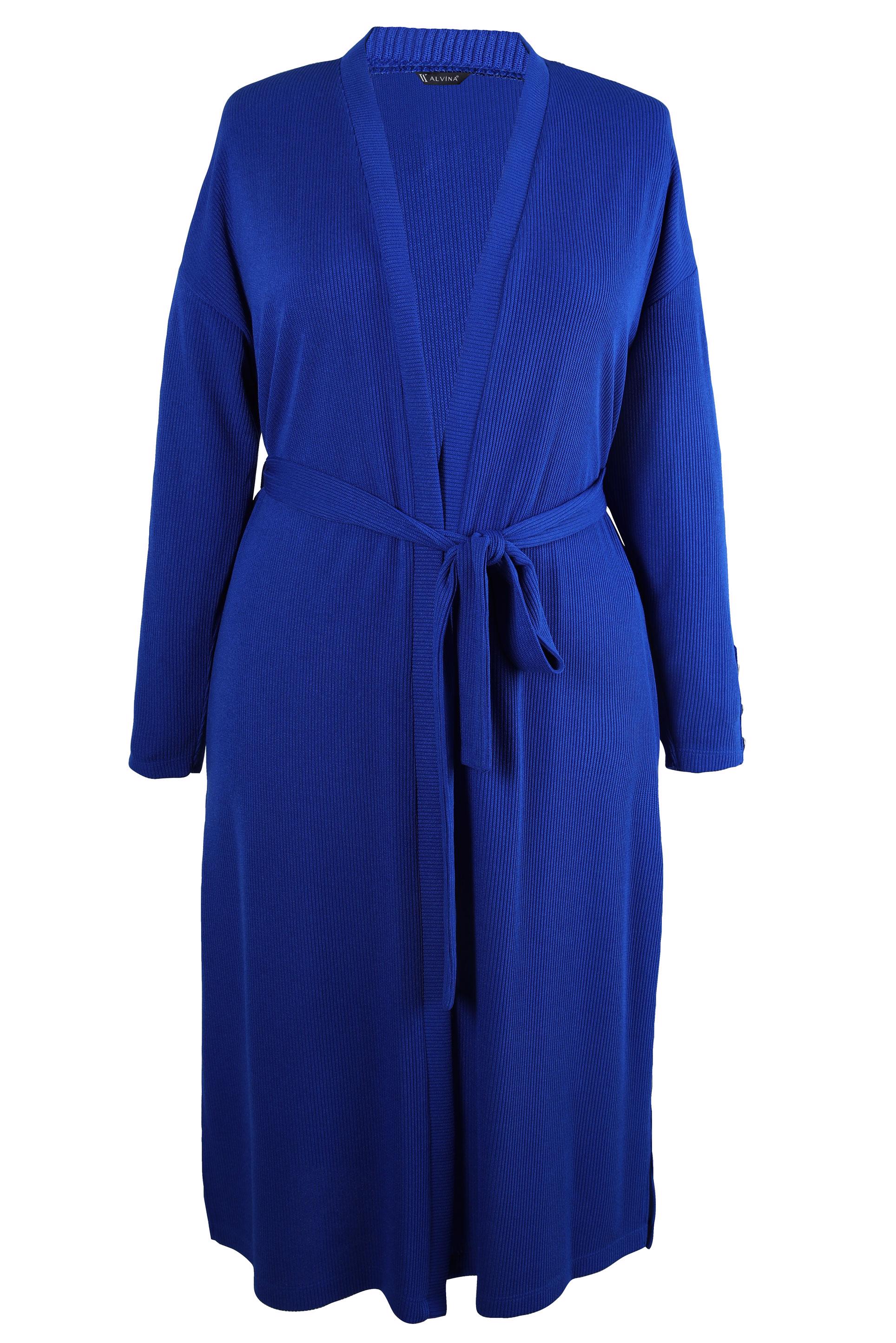 Vêtements hijab BLEU MARINE CARDIGAN CEINTURE 20478