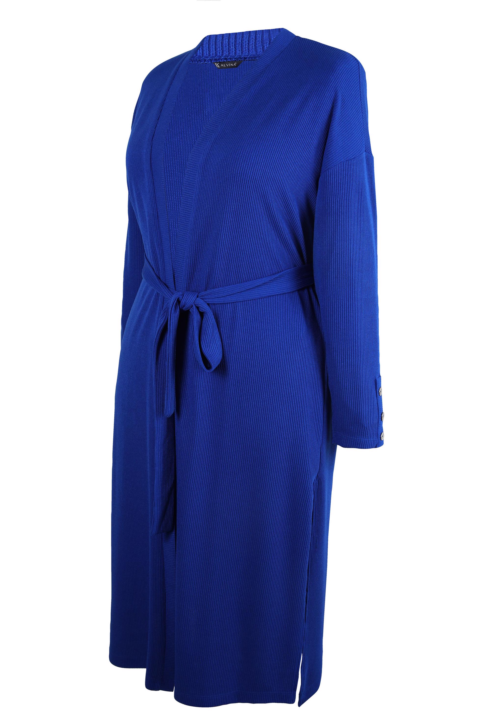 Vêtements hijab BLEU MARINE CARDIGAN CEINTURE 20478