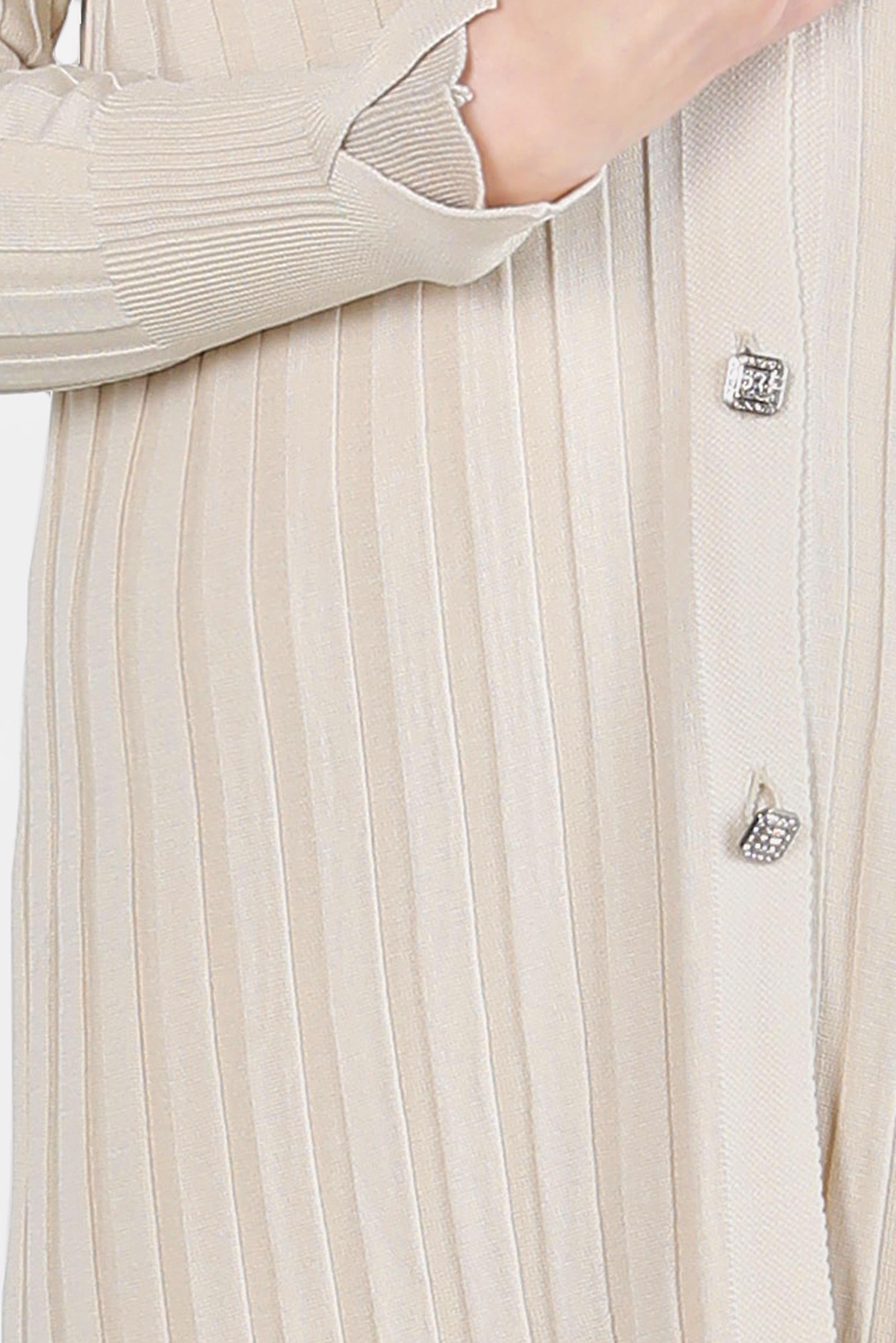 Tesettür giyim BEJ TRİKO HIRKA 44077