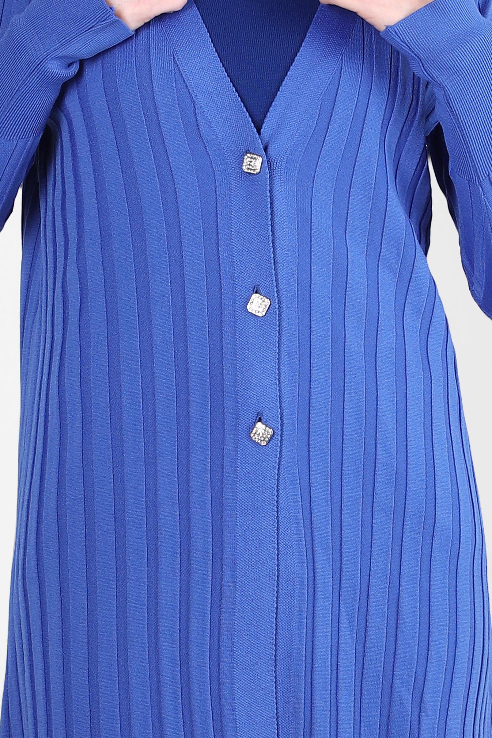 Tesettür giyim LACİVERT TRİKO HIRKA 44077