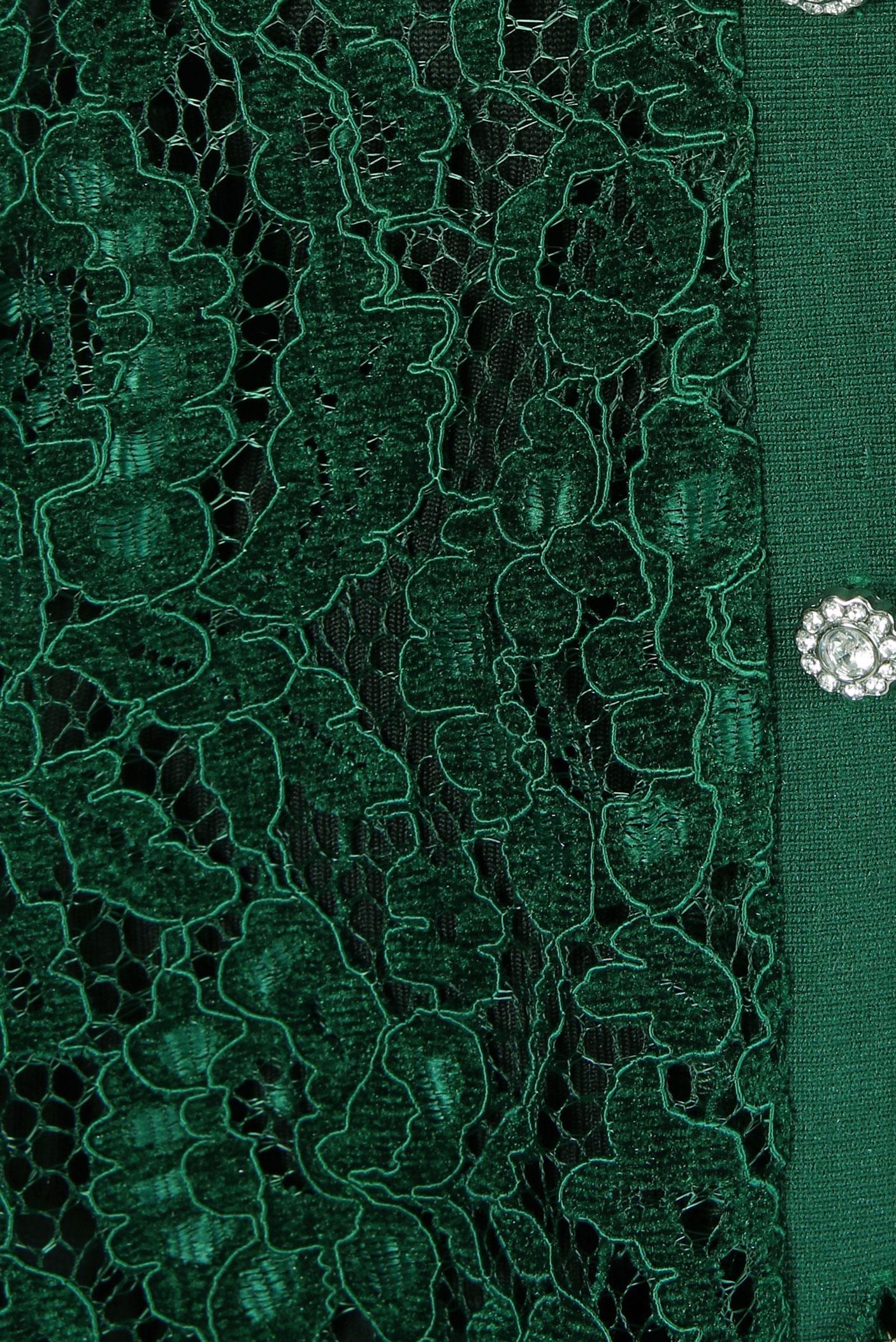 Vêtements hijab VERT CARDIGAN GUIPURÉ 44308