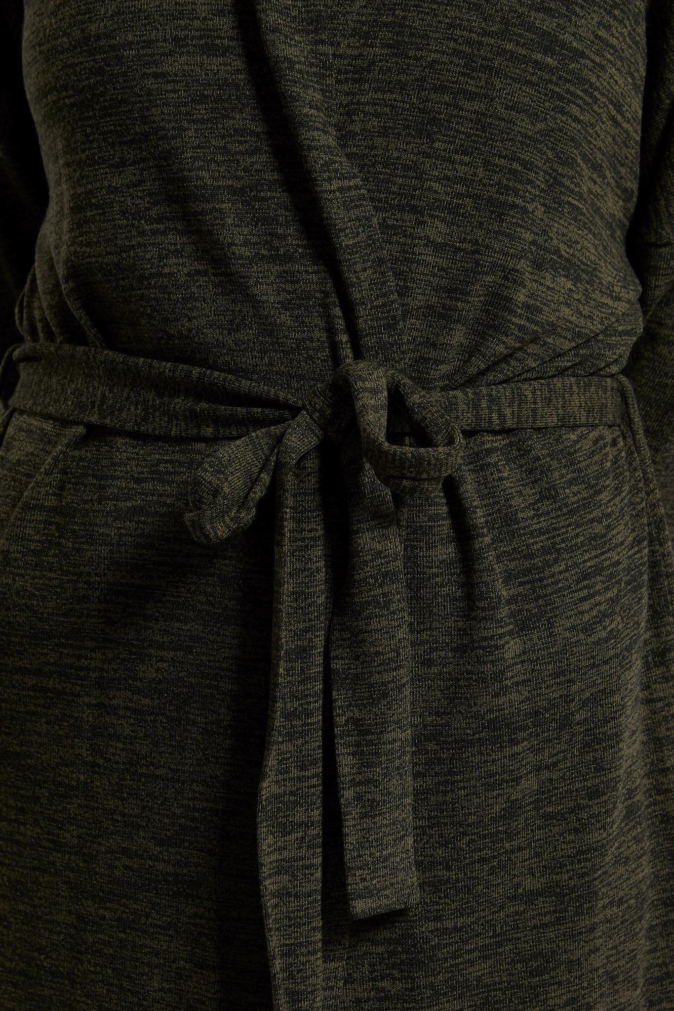 Vêtements hijab KAKI CARDIGAN CEINTURE 44337