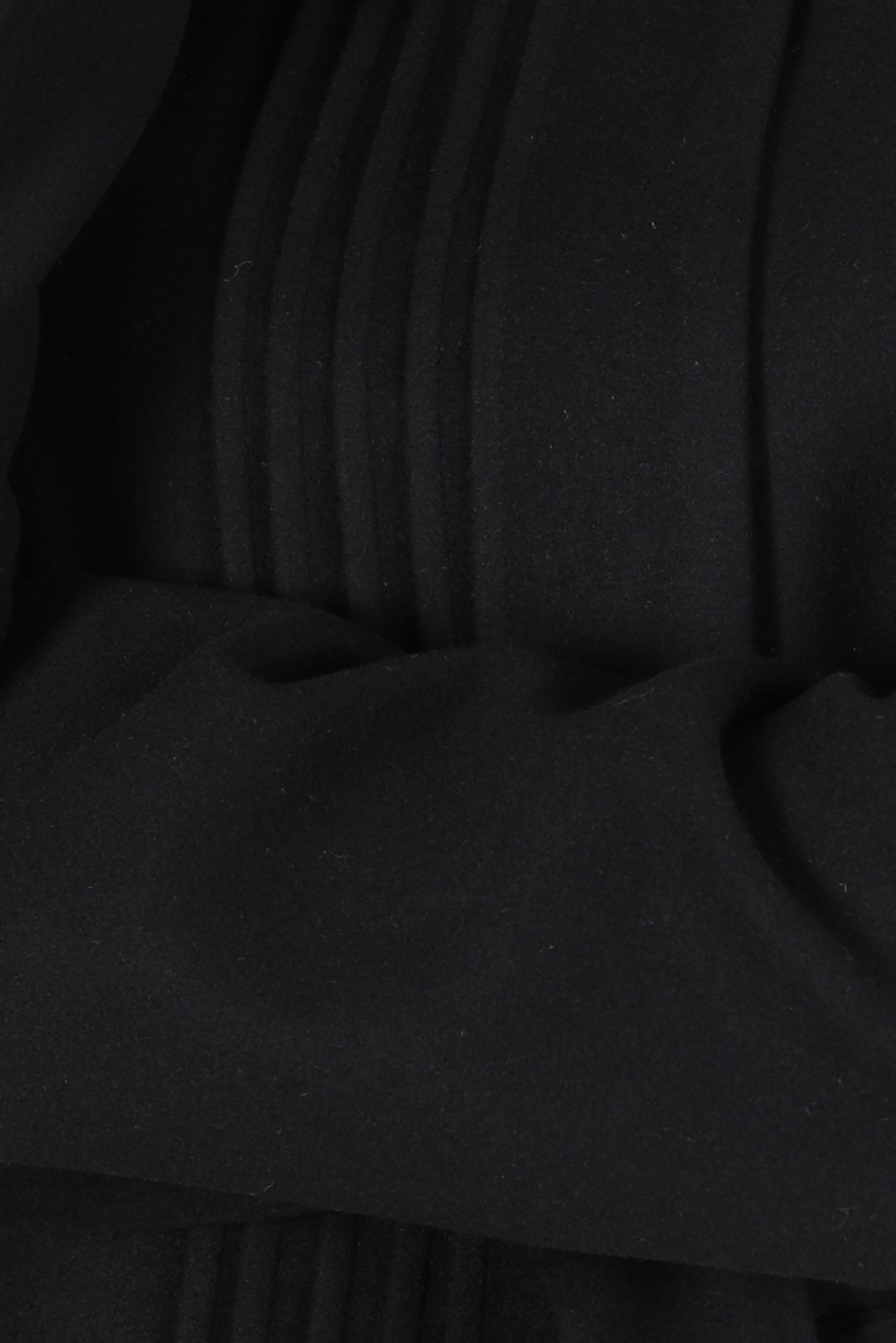 Tesettür giyim SİYAH KÜRK DETAYLI KUŞAKLI KABAN 90407