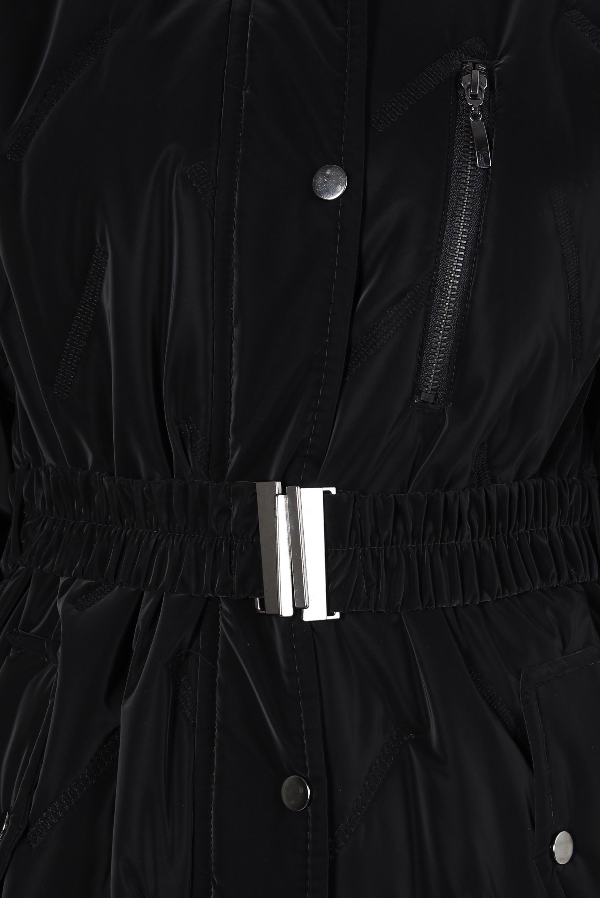 Tesettür giyim SİYAH KEMERLİ KABAN 90432