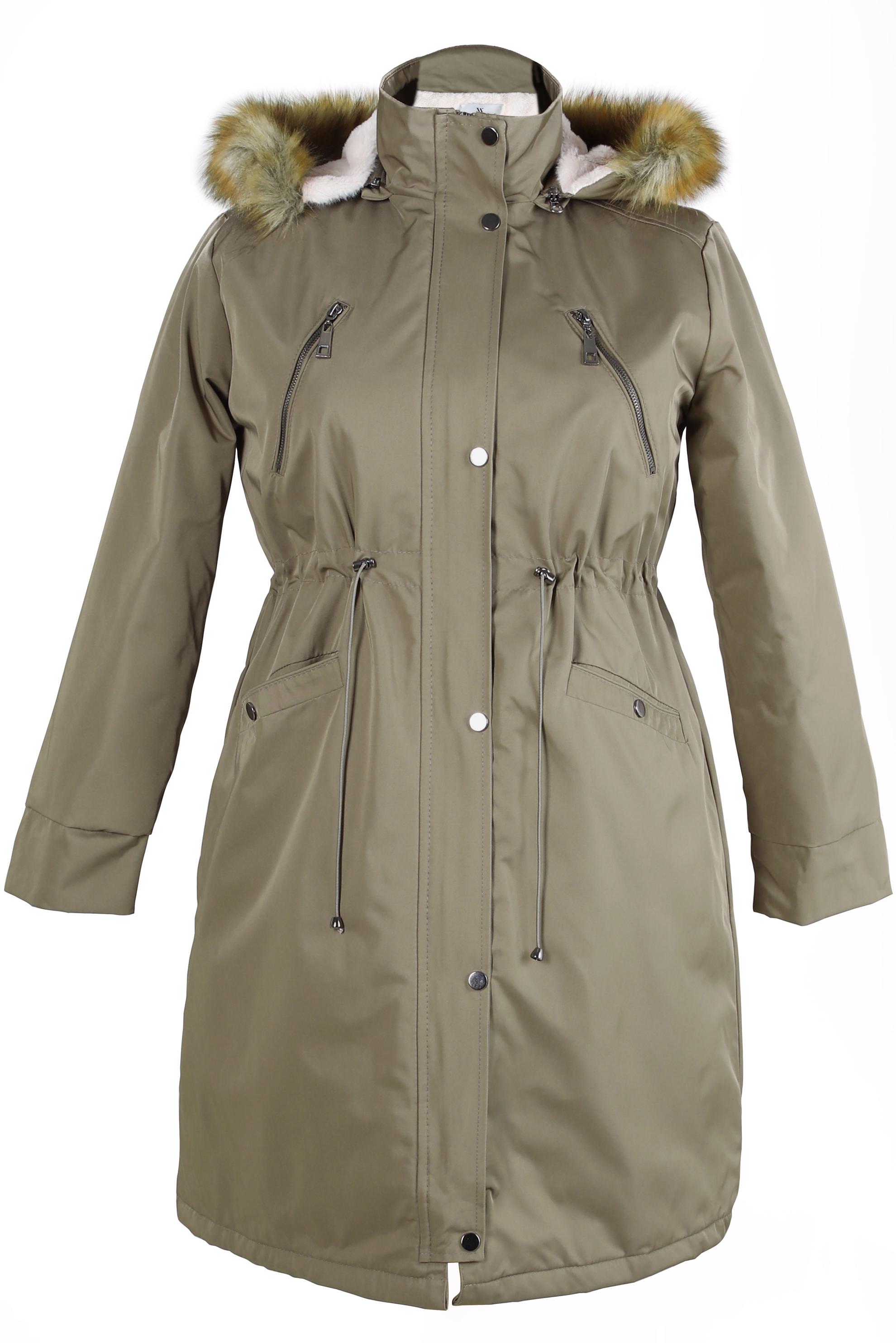 Vêtements hijab VISON CABAN À CAPUCHE 90436