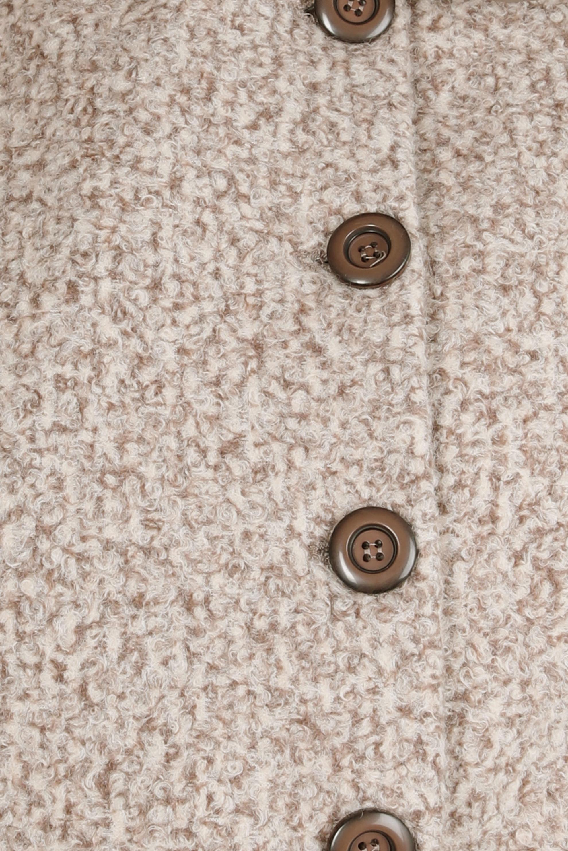 Tesettür giyim VİZON YAKA DETAYLI KUŞAKLI KABAN 90446