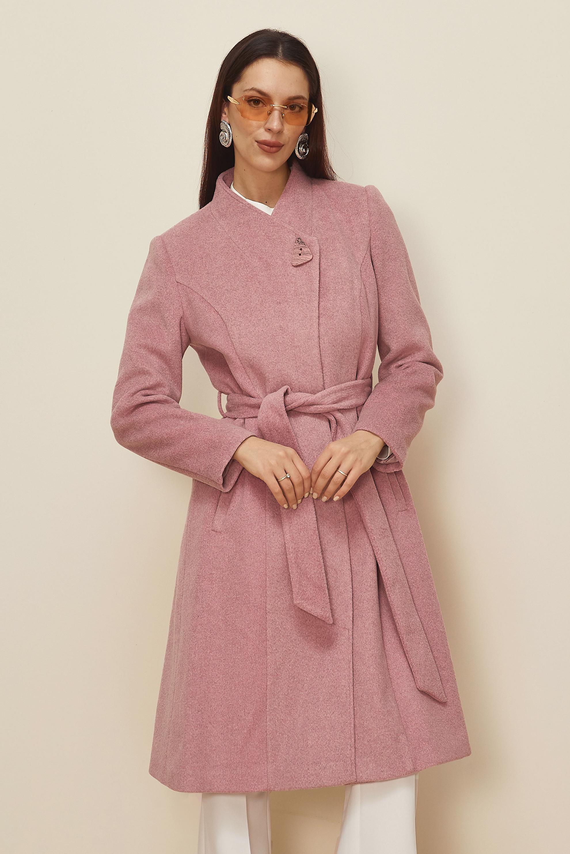 Hijab clothing POWDER BELTED COAT 90453