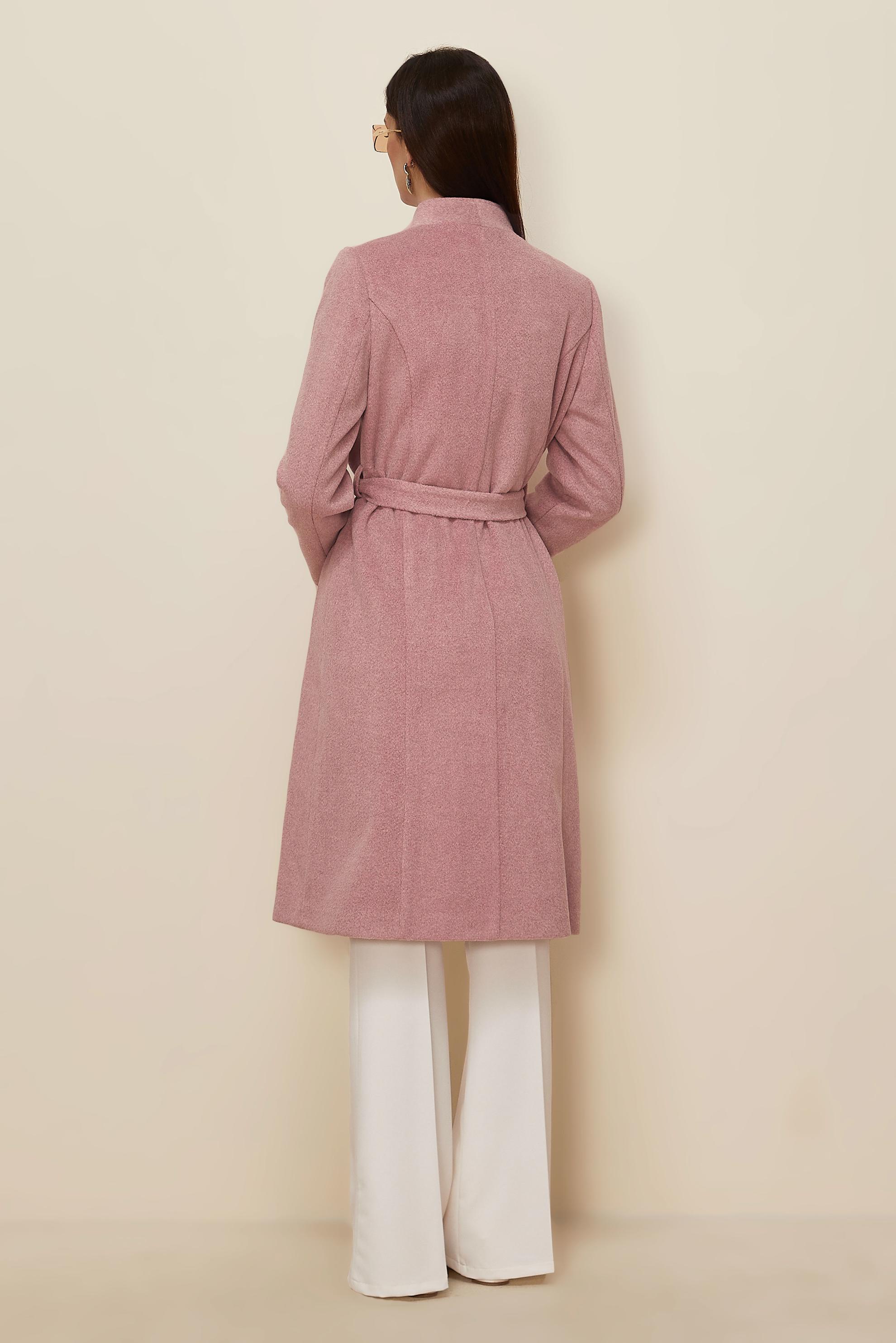 Hijab clothing POWDER BELTED COAT 90453