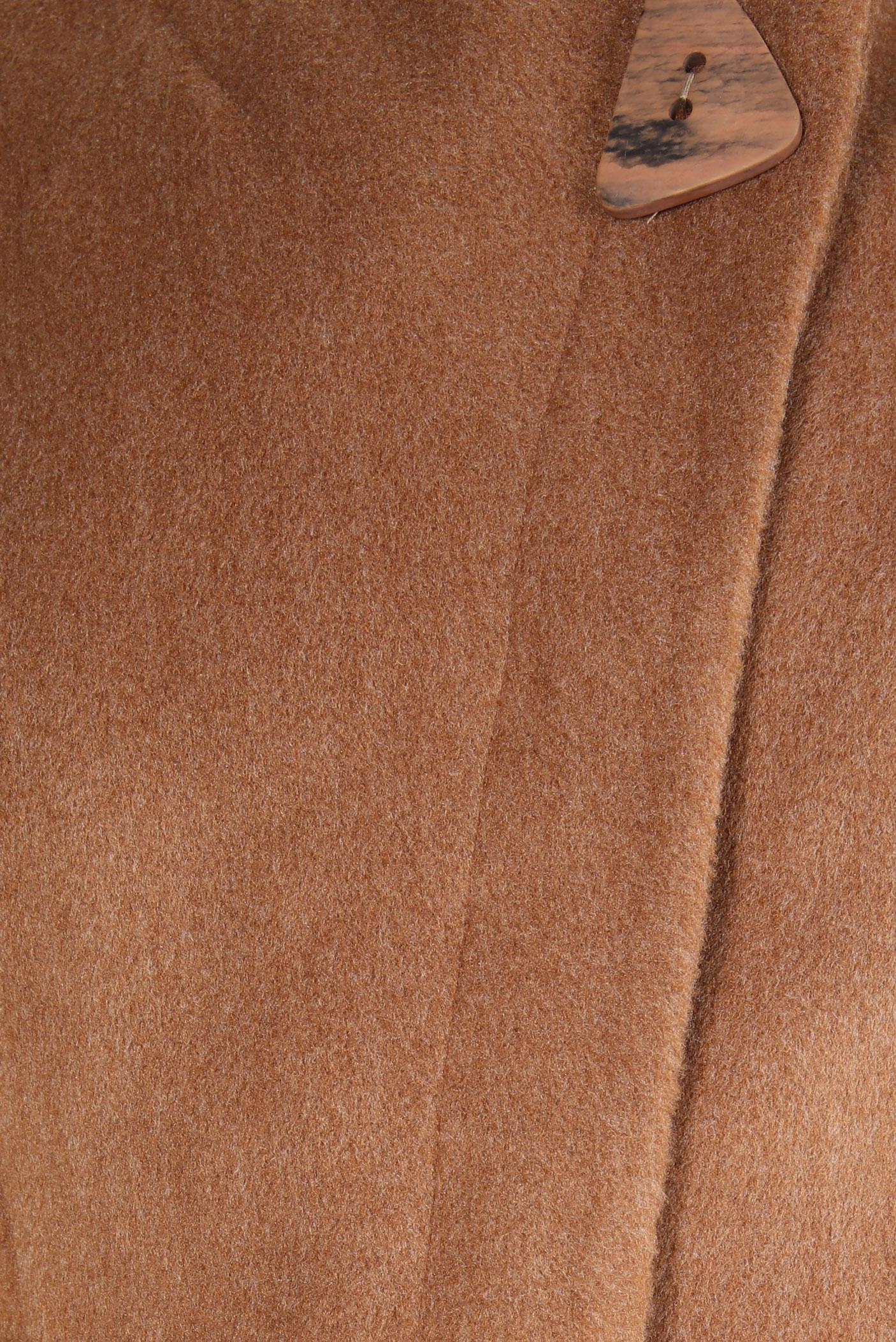 Tesettür giyim KAHVE KUŞAKLI AKSESUAR DETAYLI KABAN 90453