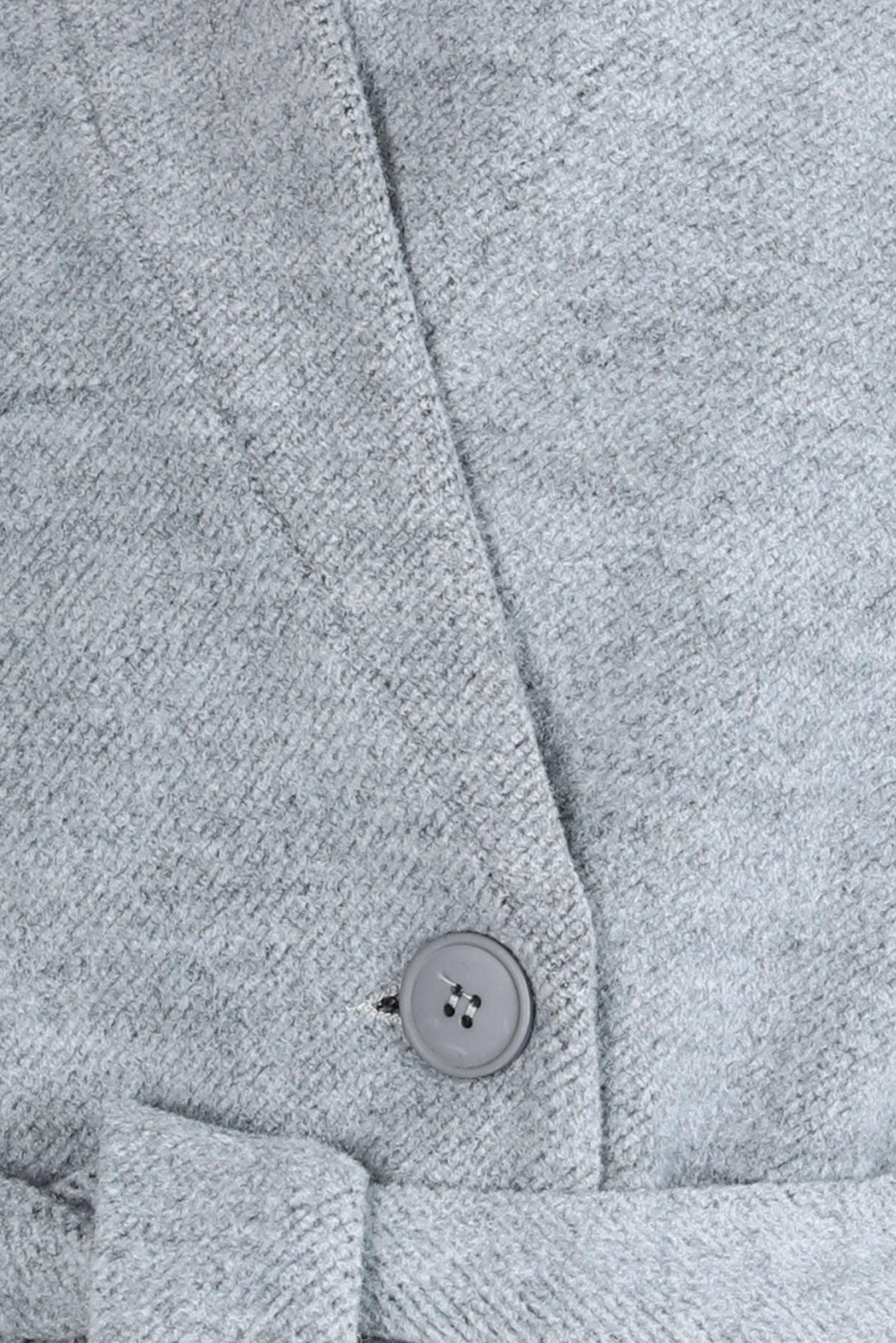 Tesettür giyim GRİ KUŞAKLI KABAN 90454