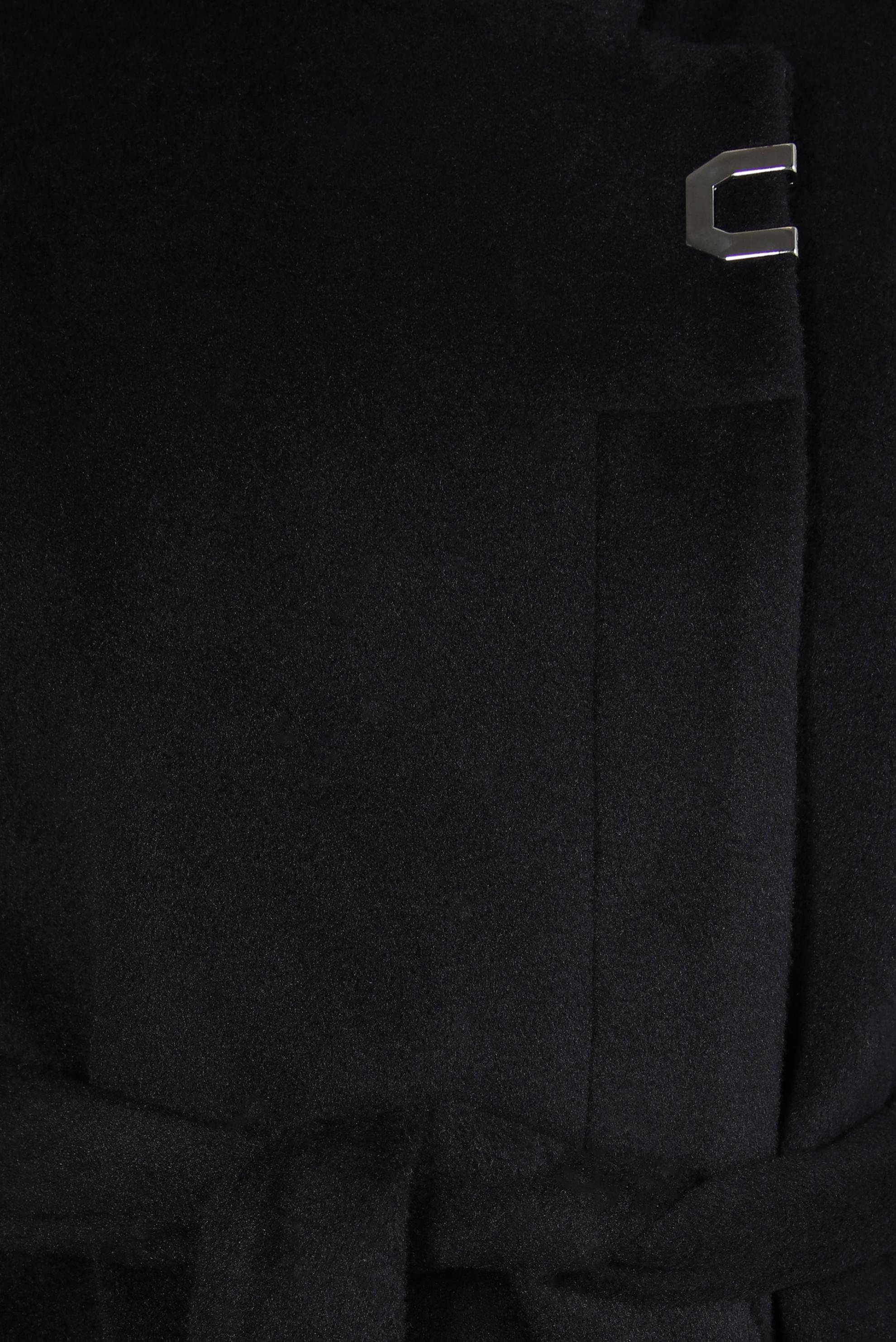 Tesettür giyim SİYAH KUŞAKLI CEPLİ KABAN 90459