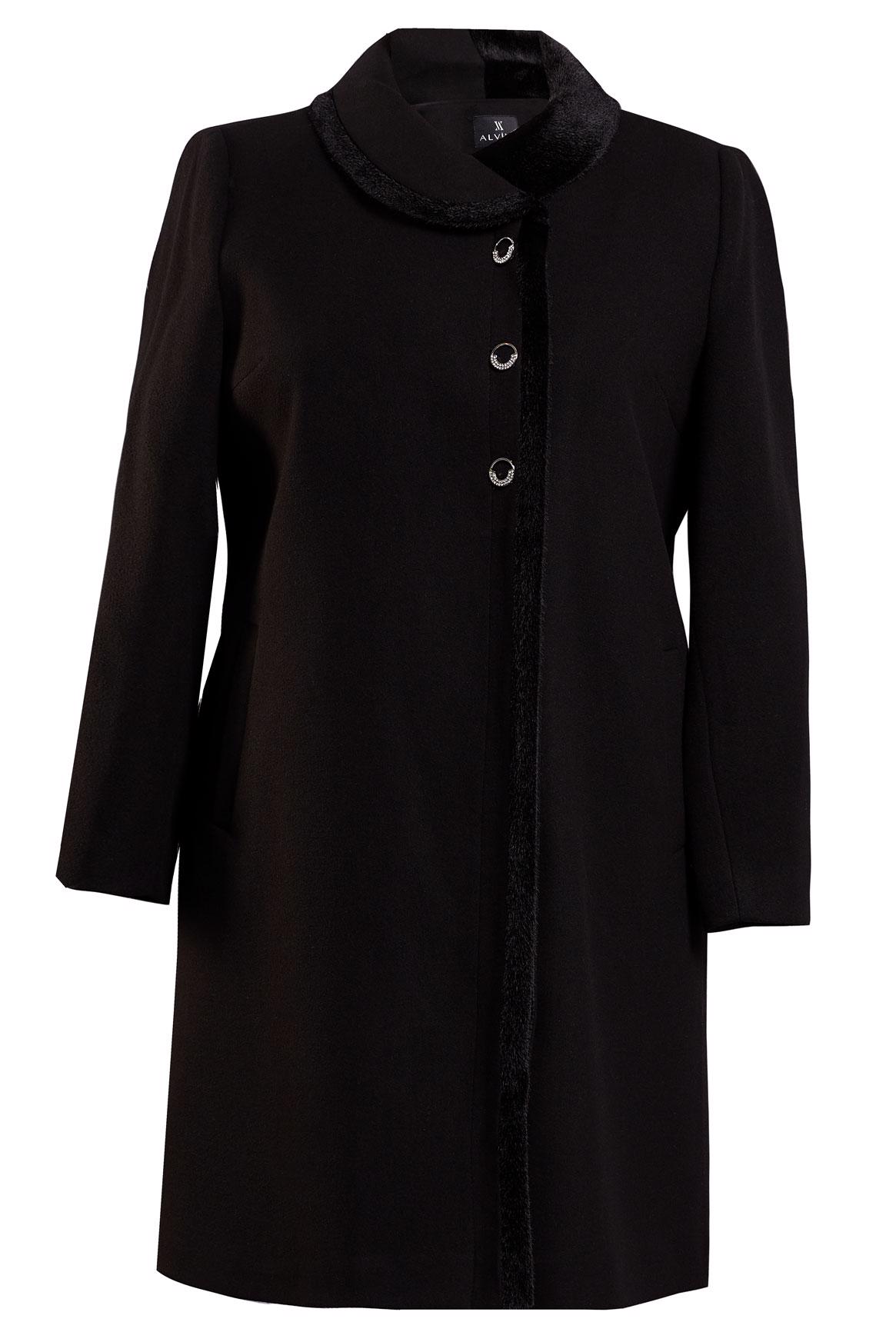 Tesettür giyim SİYAH BÜYÜK BEDEN KABAN 90460