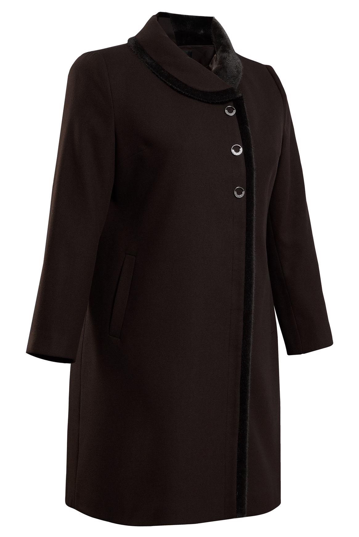 Tesettür giyim KAHVE BÜYÜK BEDEN KABAN 90460