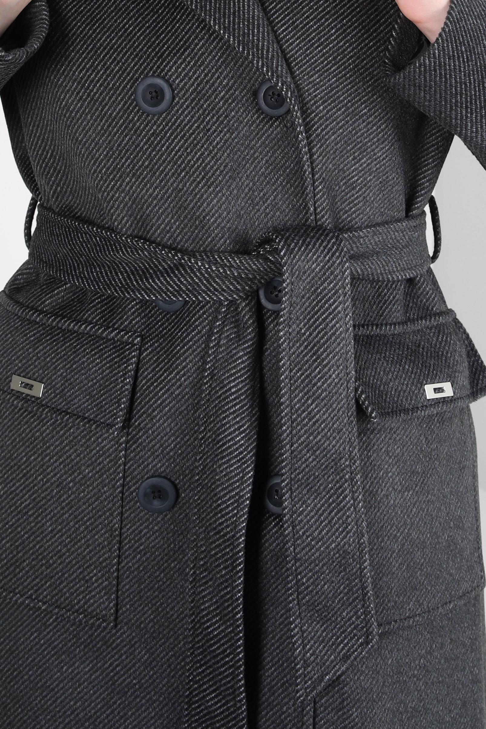 Tesettür giyim SİYAH KUŞAKLI KABAN 90463