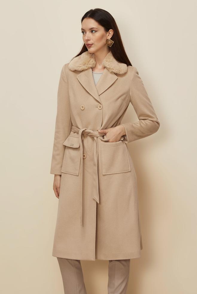 Tesettür giyim BEJ 90463 8548 KABAN 38-46 TEK 40 - ALVİNA