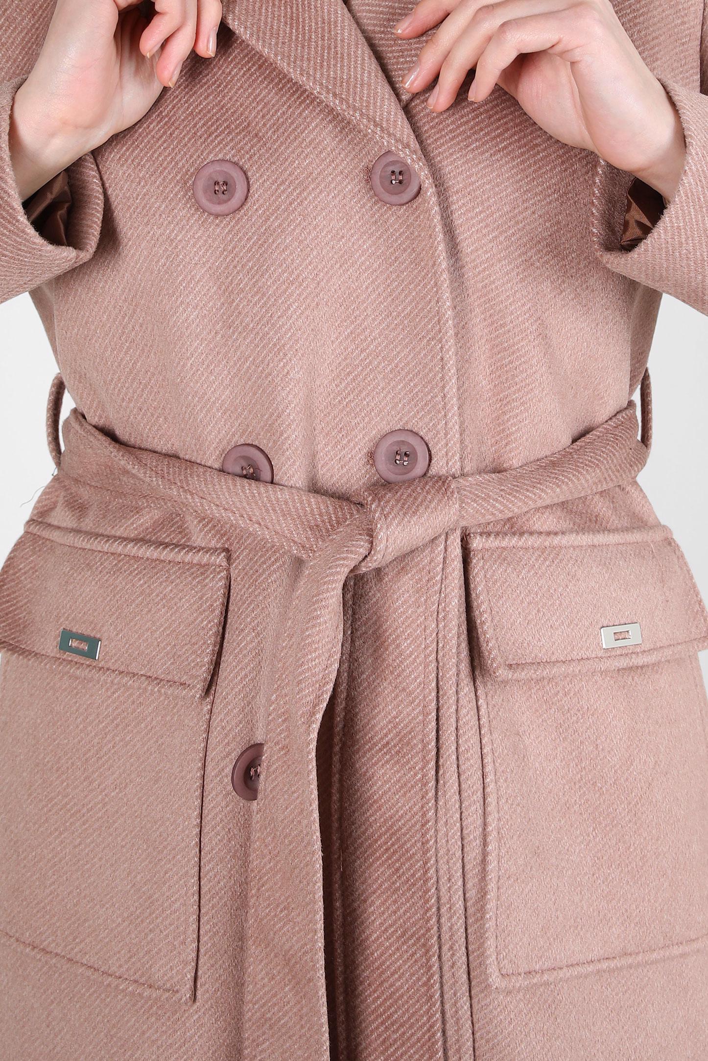 Tesettür giyim PUDRA KUŞAKLI KABAN 90463