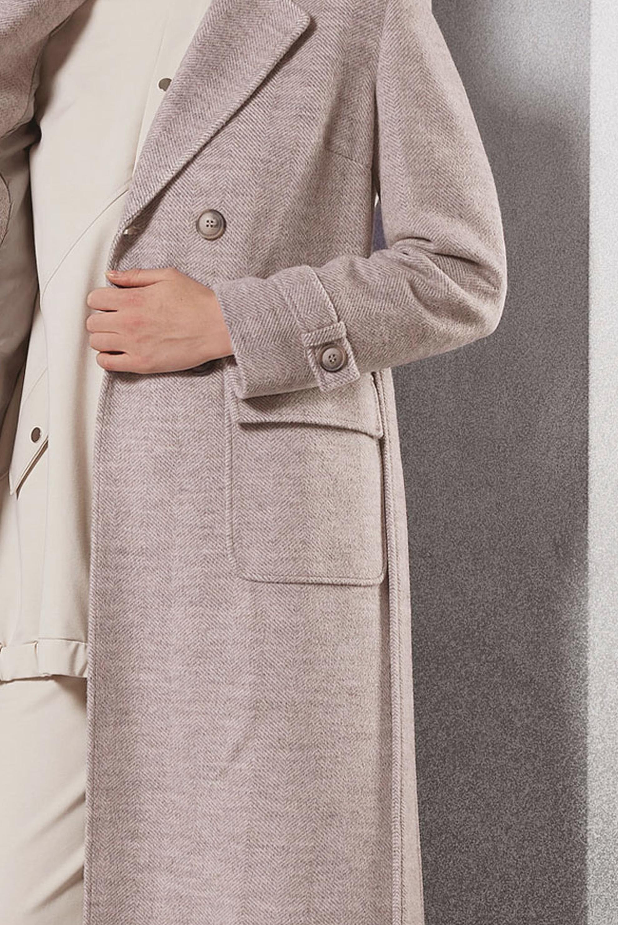 Hijab clothing POWDER BELTED COAT 90470