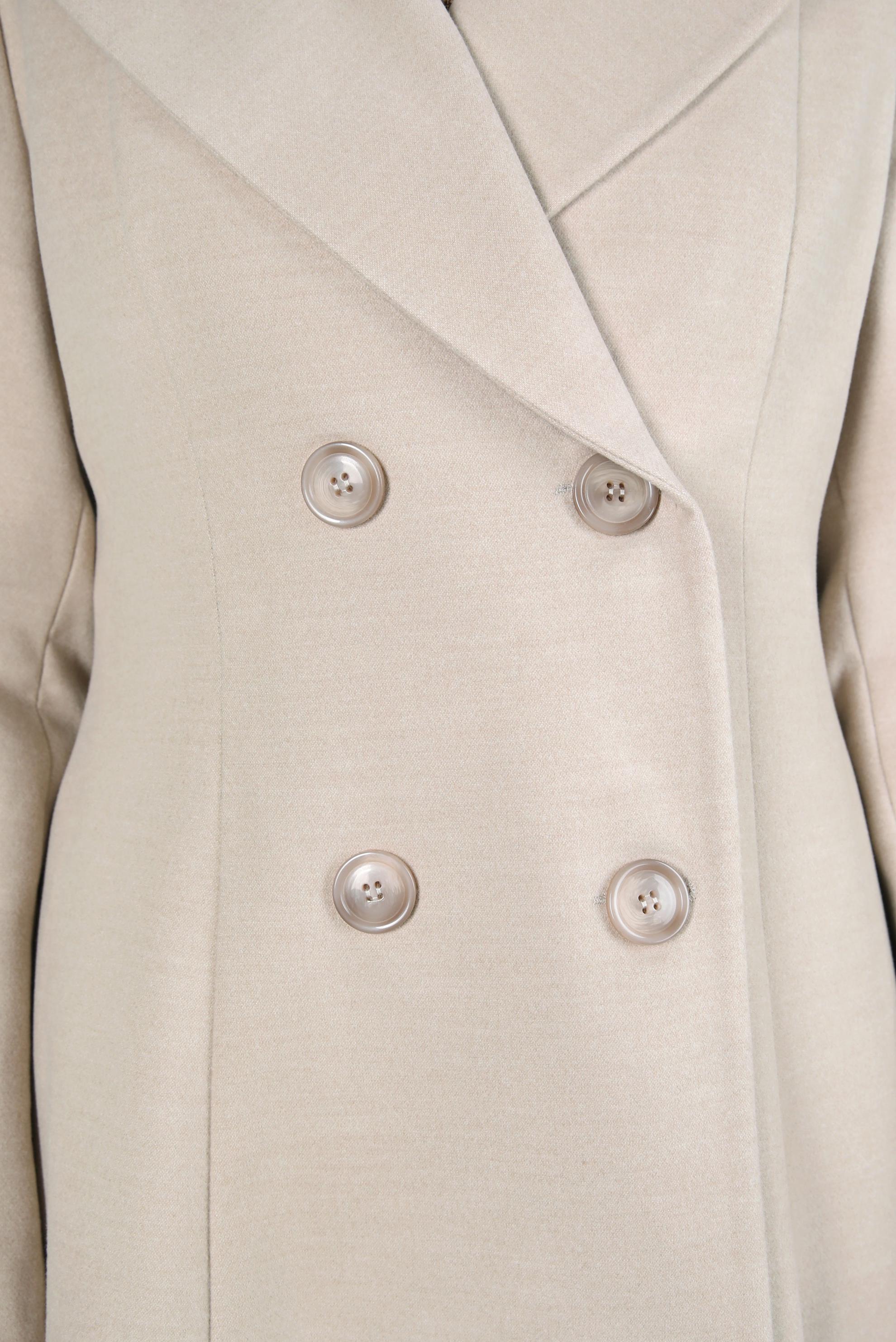 Tesettür giyim BEJ KRUVAZE YAKA KABAN 90472