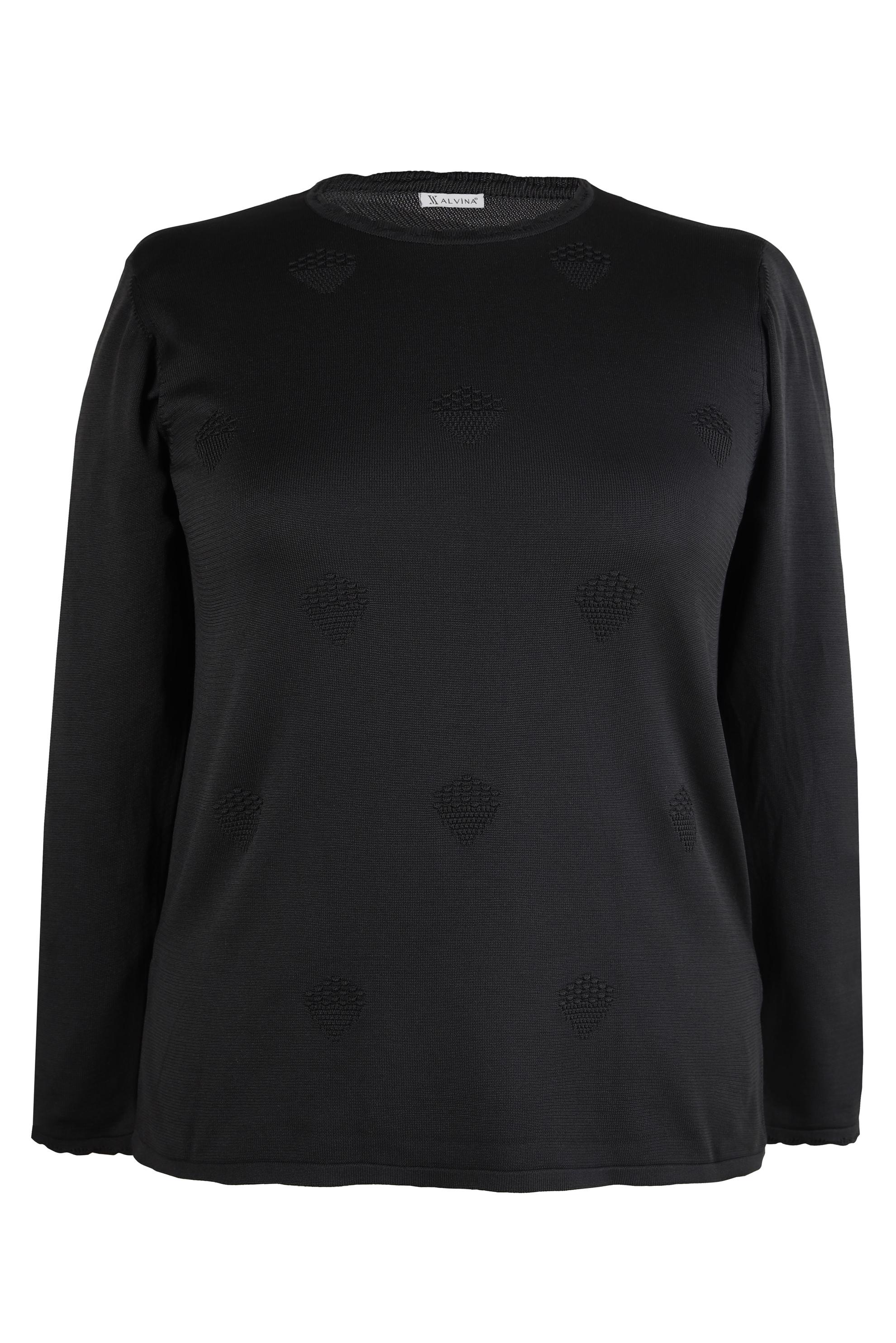 Hijab clothing BLACK KNITWEAR SWEATER 20491