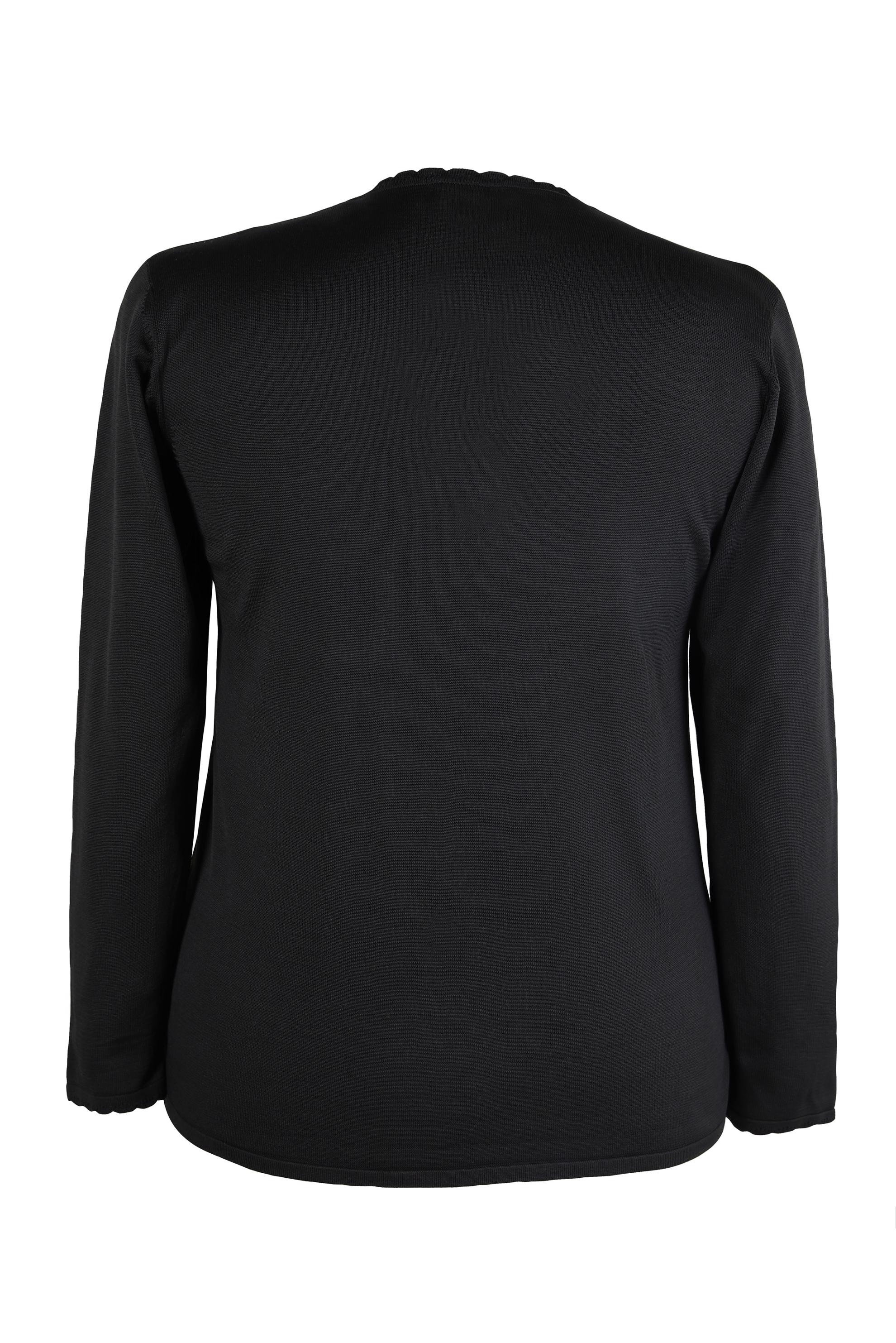 Hijab clothing BLACK KNITWEAR SWEATER 20491