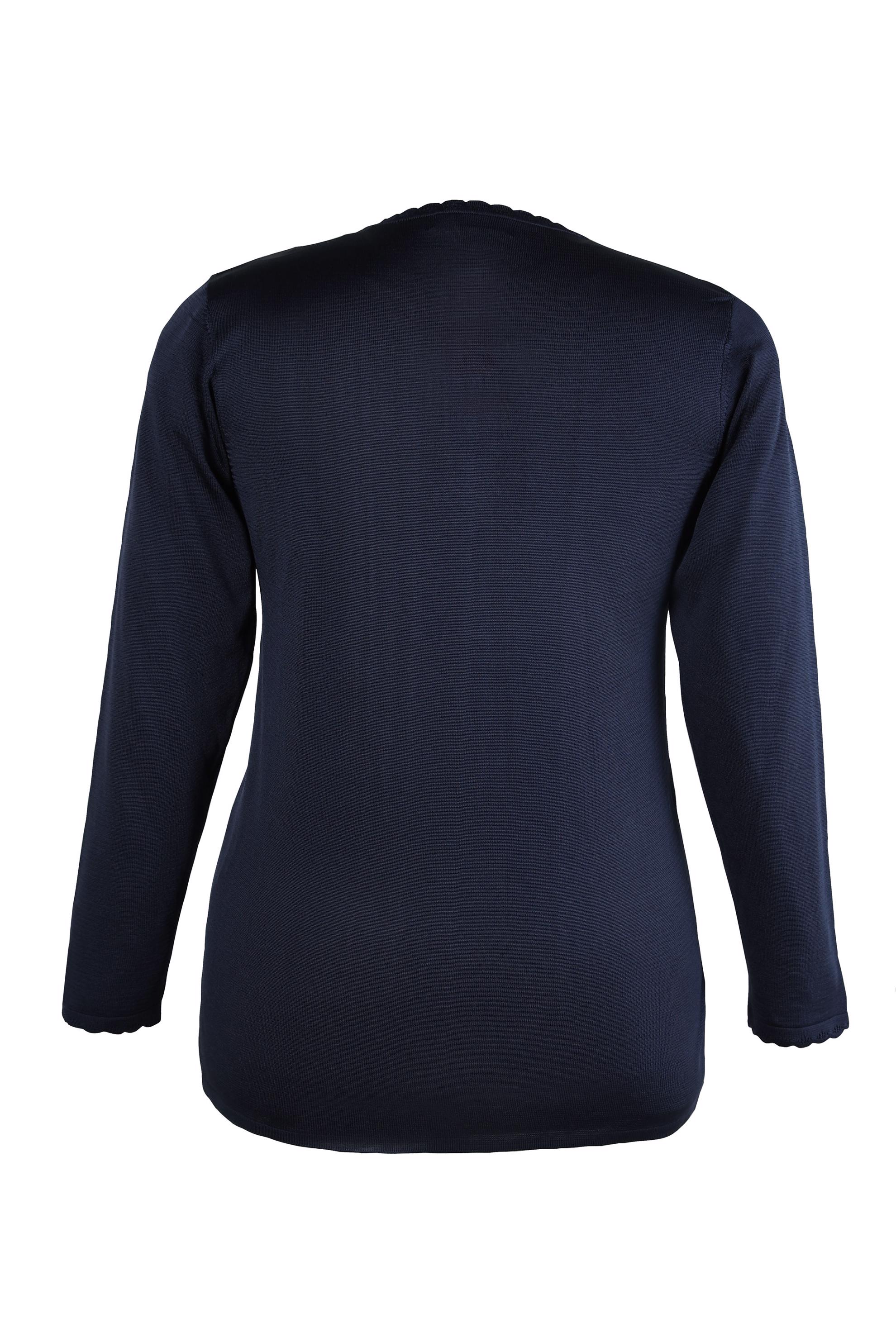 Tesettür giyim LACİVERT BİSİKLET YAKA TRİKO KAZAK 20491