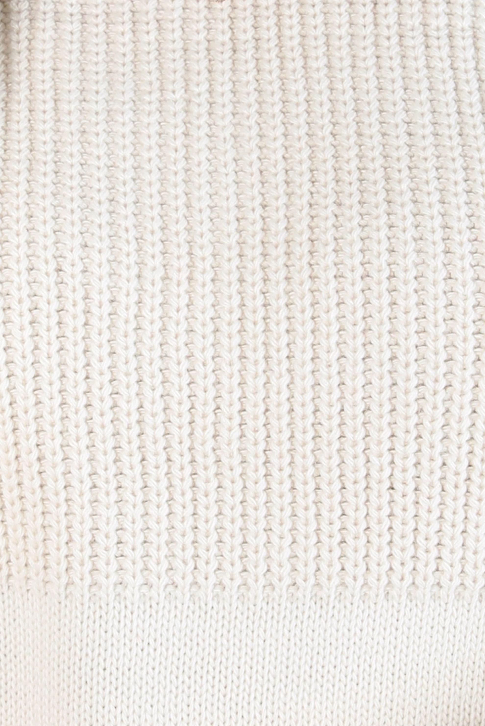 Tesettür giyim BEJ BOĞAZLI YAKA TRİKO KAZAK 44068