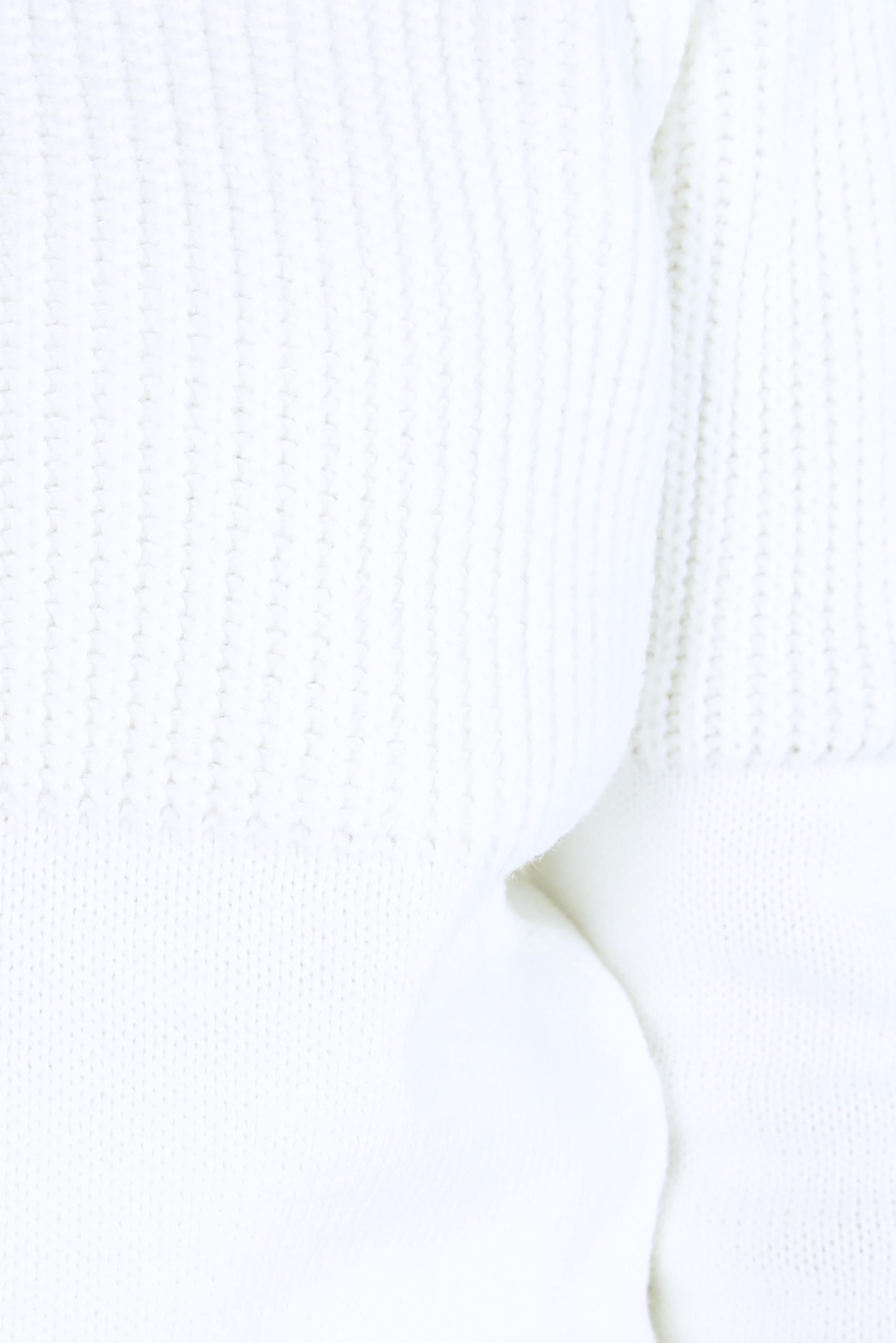 Vêtements hijab BLANC PULL COL ROULÉ 44068