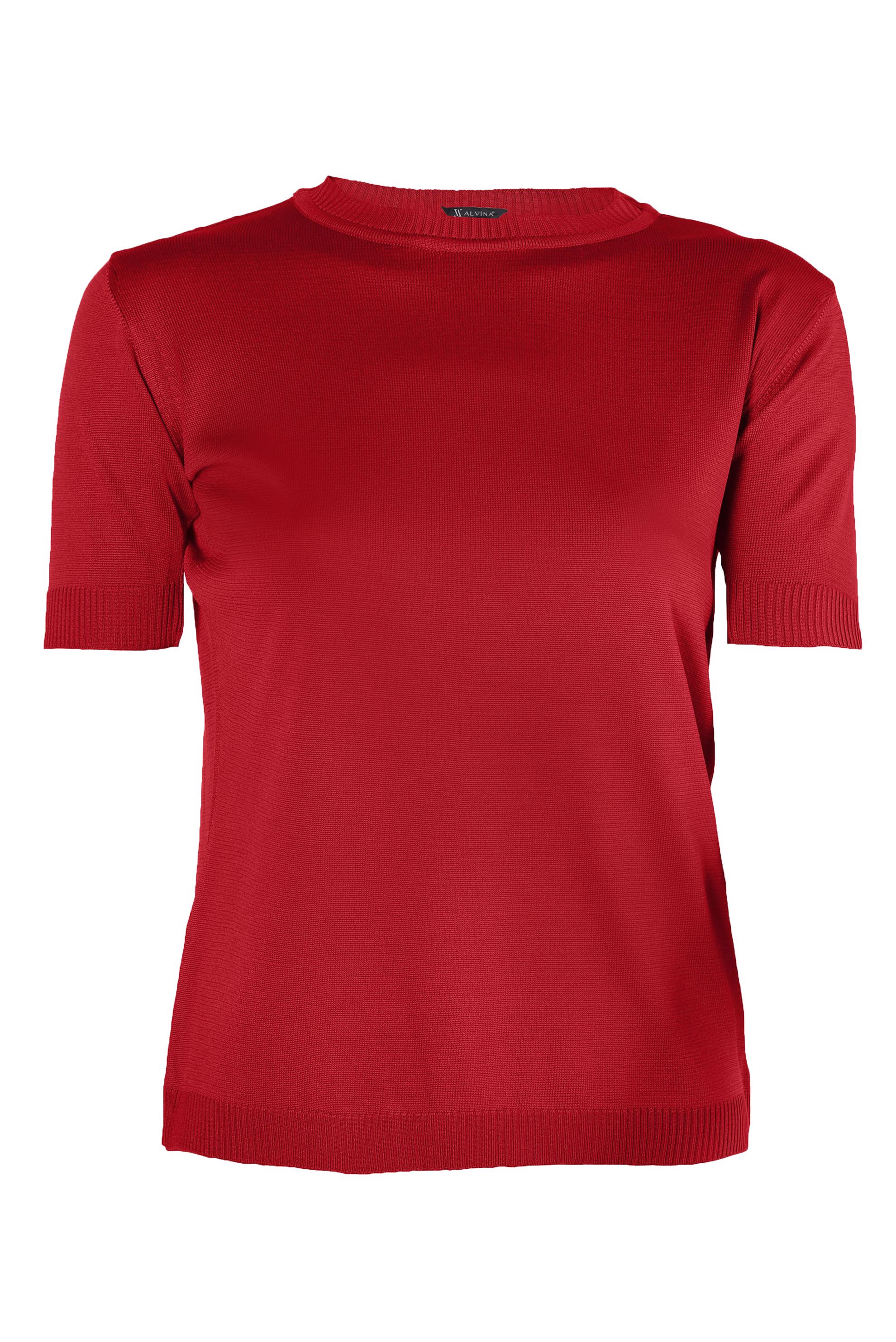 Vêtements hijab ROUGE PULL EN TRICOT À DEMI MANCHES 44075