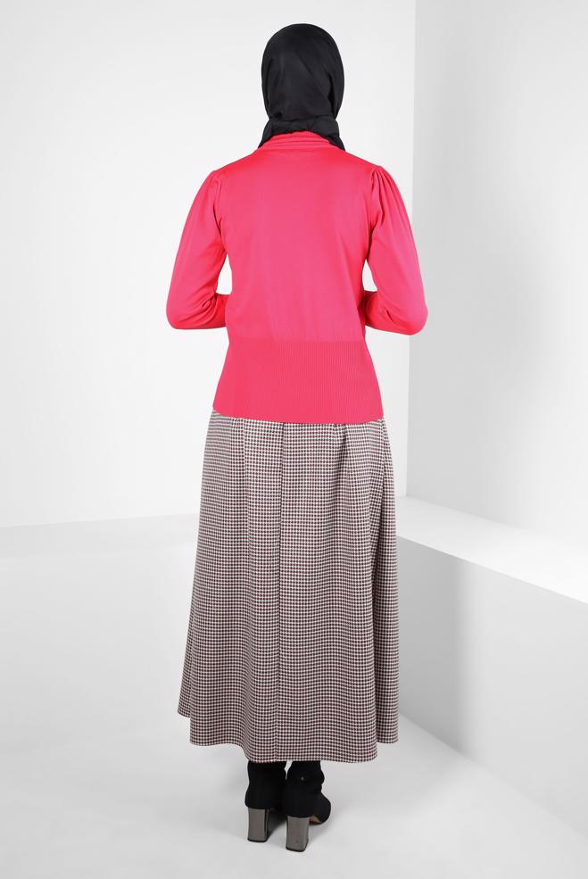 Vêtements hijab FUCHSIA PULL COL ROULÉ 44097 - ALVİNA